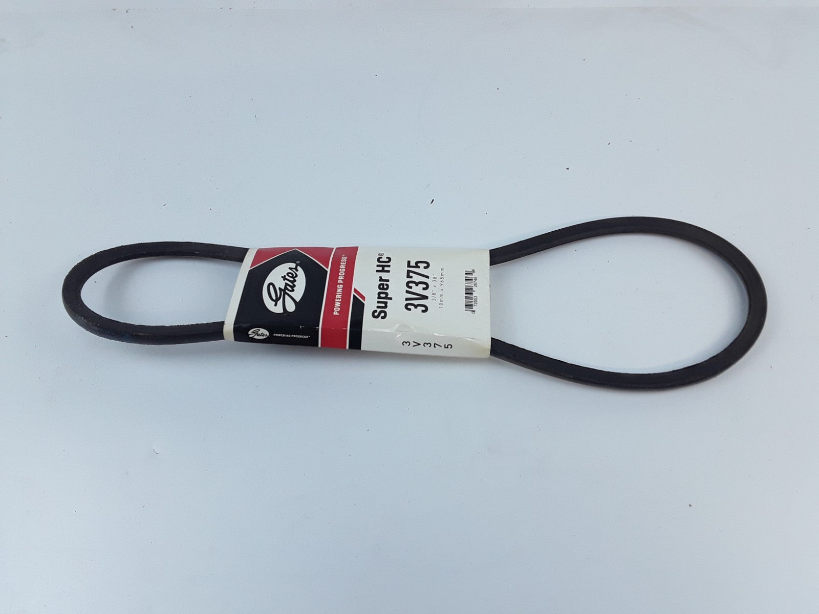 Gates 3V375 Super HC Narrow Section Wrapped V-Belt Assembly 3/8" x 38"