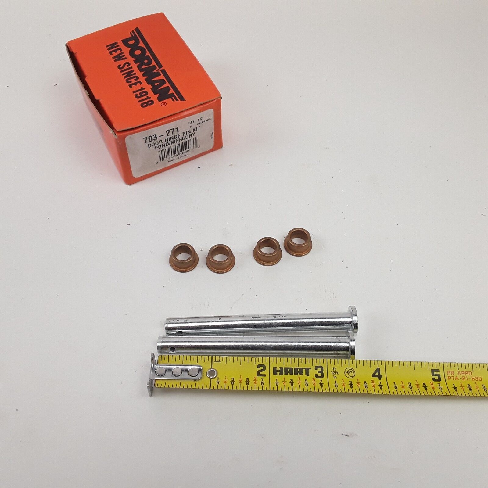 Door Hinge Pin and Bushing Kit Fits Ford Mustang 1979-1998 Mercury Topaz 1984-94