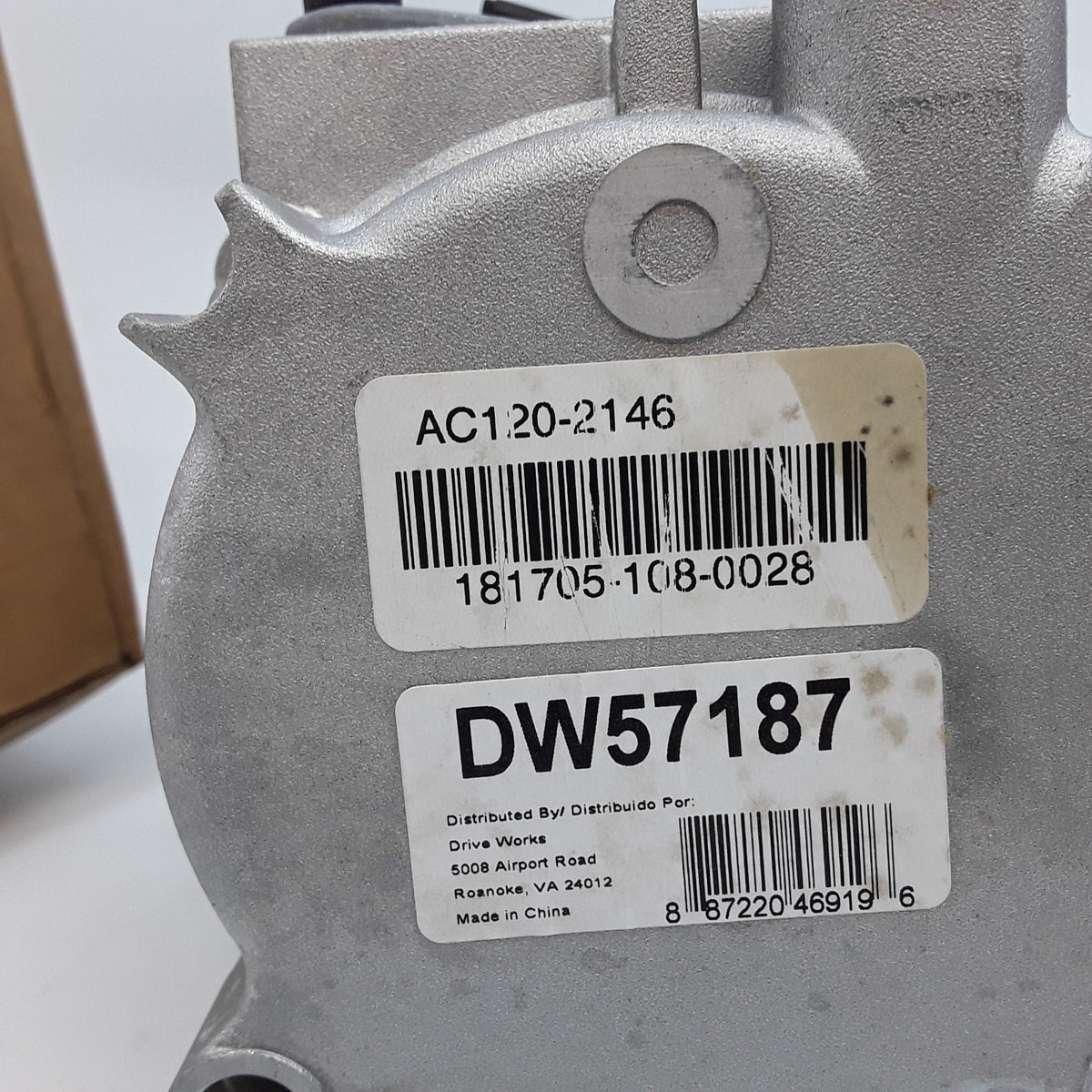 A/C Compressor Fits Hyundai Santa Fe 2001 2002 2003 2004 2.4L Driveworks DW57187