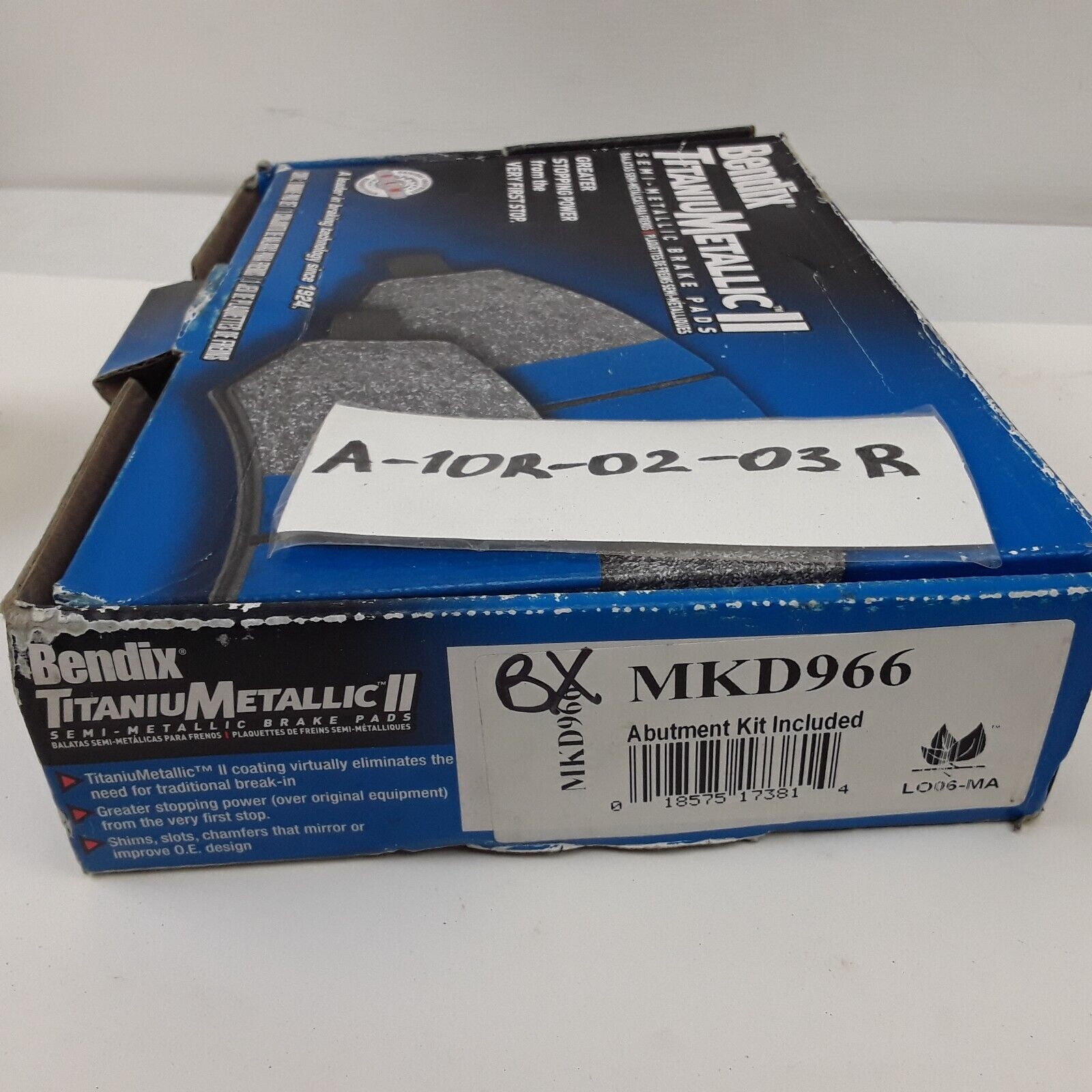 Bendix MKD966 Premium Semi-Metallic Disc Brake Pad Set Fit for Dodge 2003-2006