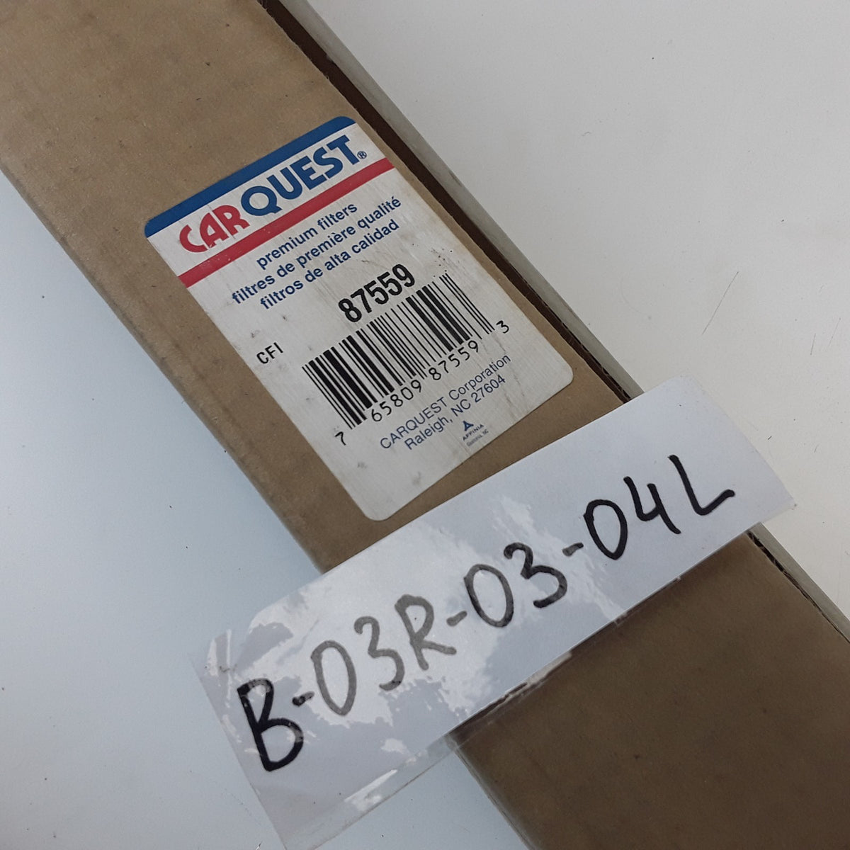 Carquest 87559 Cabin Air Filter Assembly Fits John Deere, White Equipment