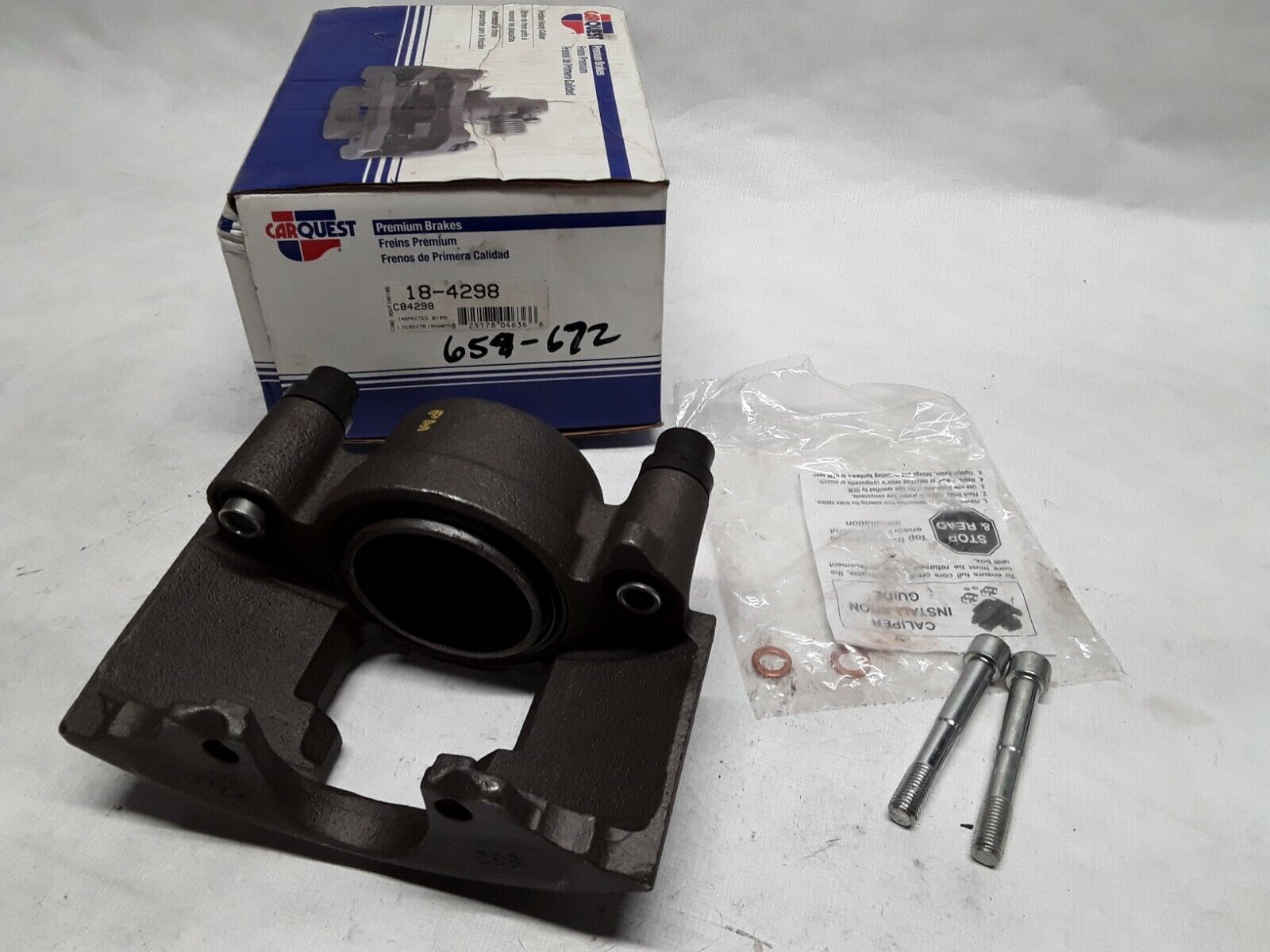 Disc Brake Caliper-Unloaded Caliper Front Left CARQUEST 18-4298 Reman FAST SHIPP - HotCarParts