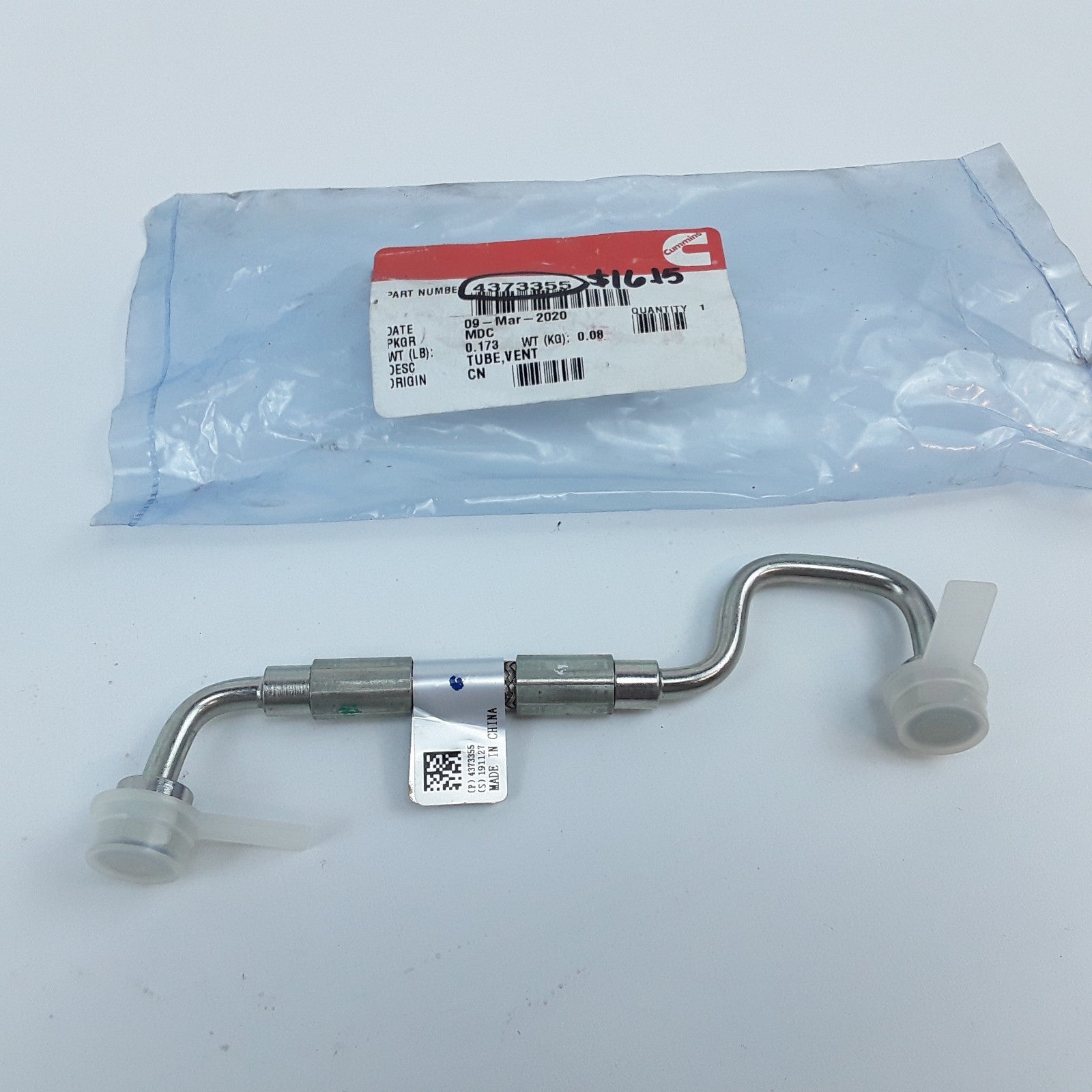 OEM Exhaust Gas Recirculation (EGR) Tube Vent For EPA10 12 Liter ISX QSX Engines