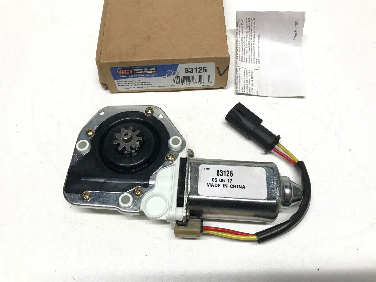 Power Window Motor Rear Right ACI/Maxair 83126 for Ford, Mercury FAST SHIPPING - HotCarParts