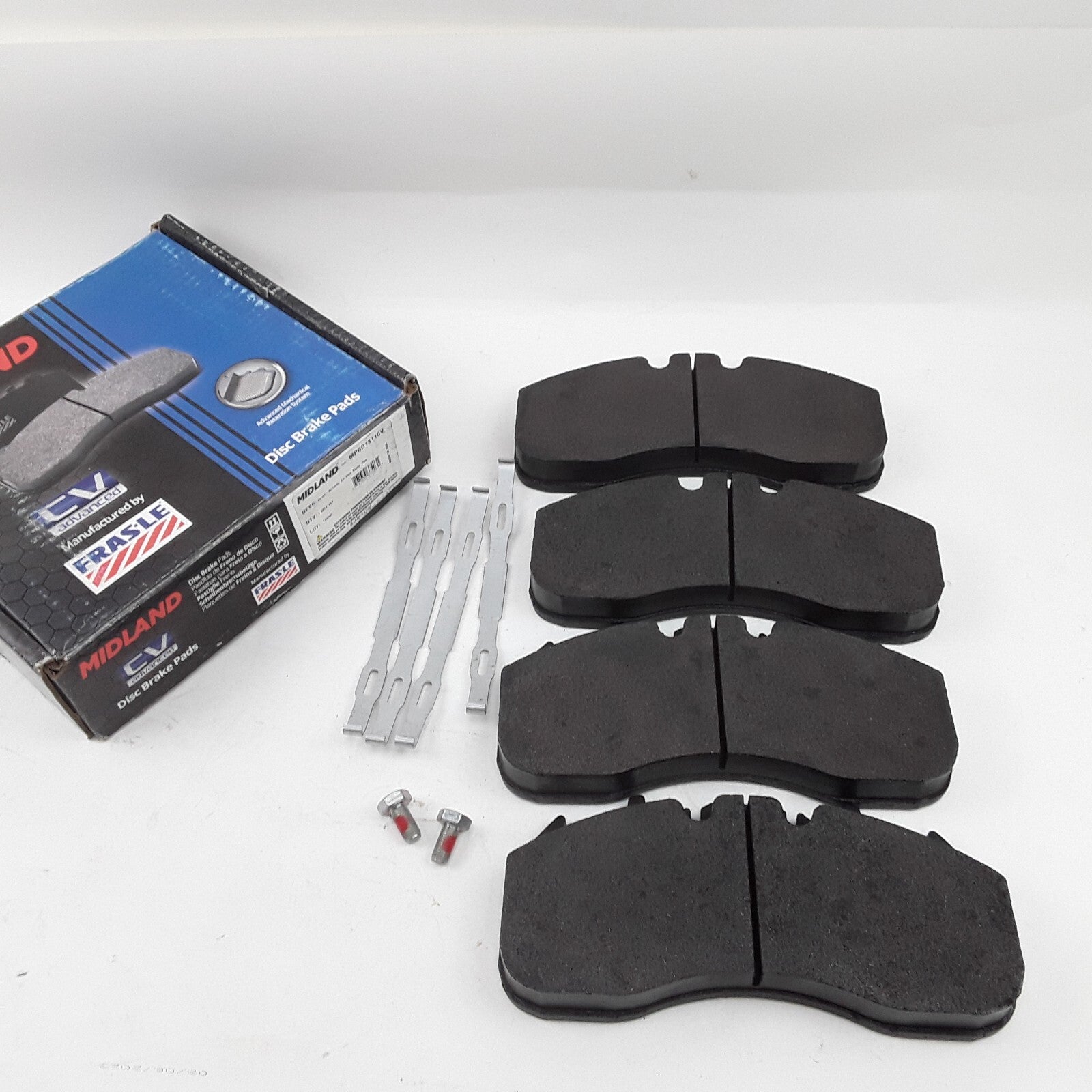 Haldex MPBD1311CV Disc Brake Pad Fits Meritor EX225H2 Calipers FMSI D1311