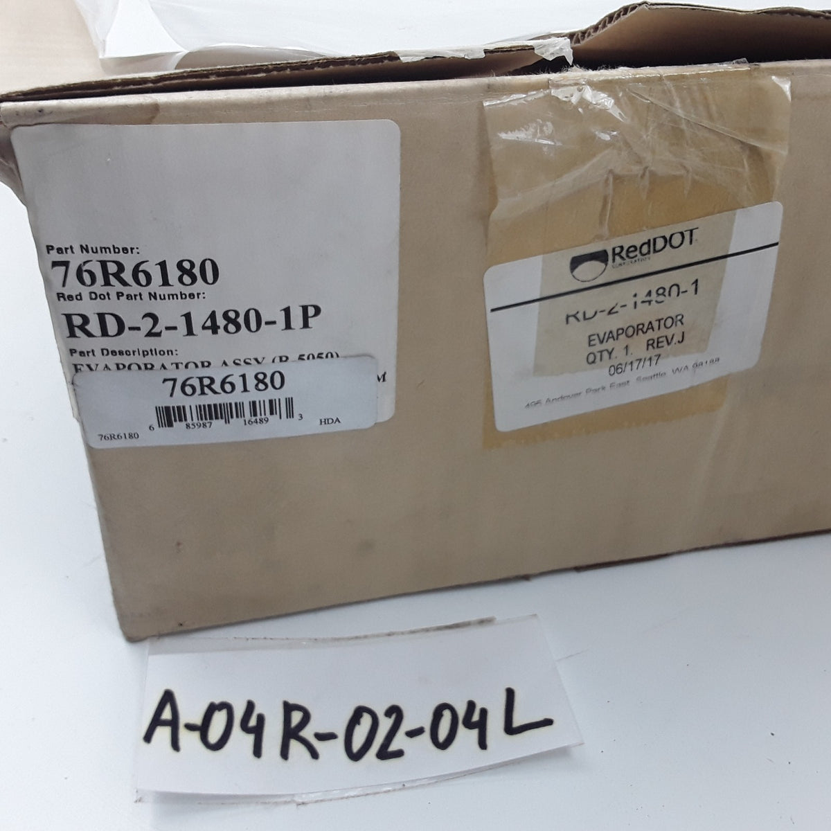 Red Dot 76R6180 A/C Evaporator Core Assembly For R-5050, R-8050 and R-8820