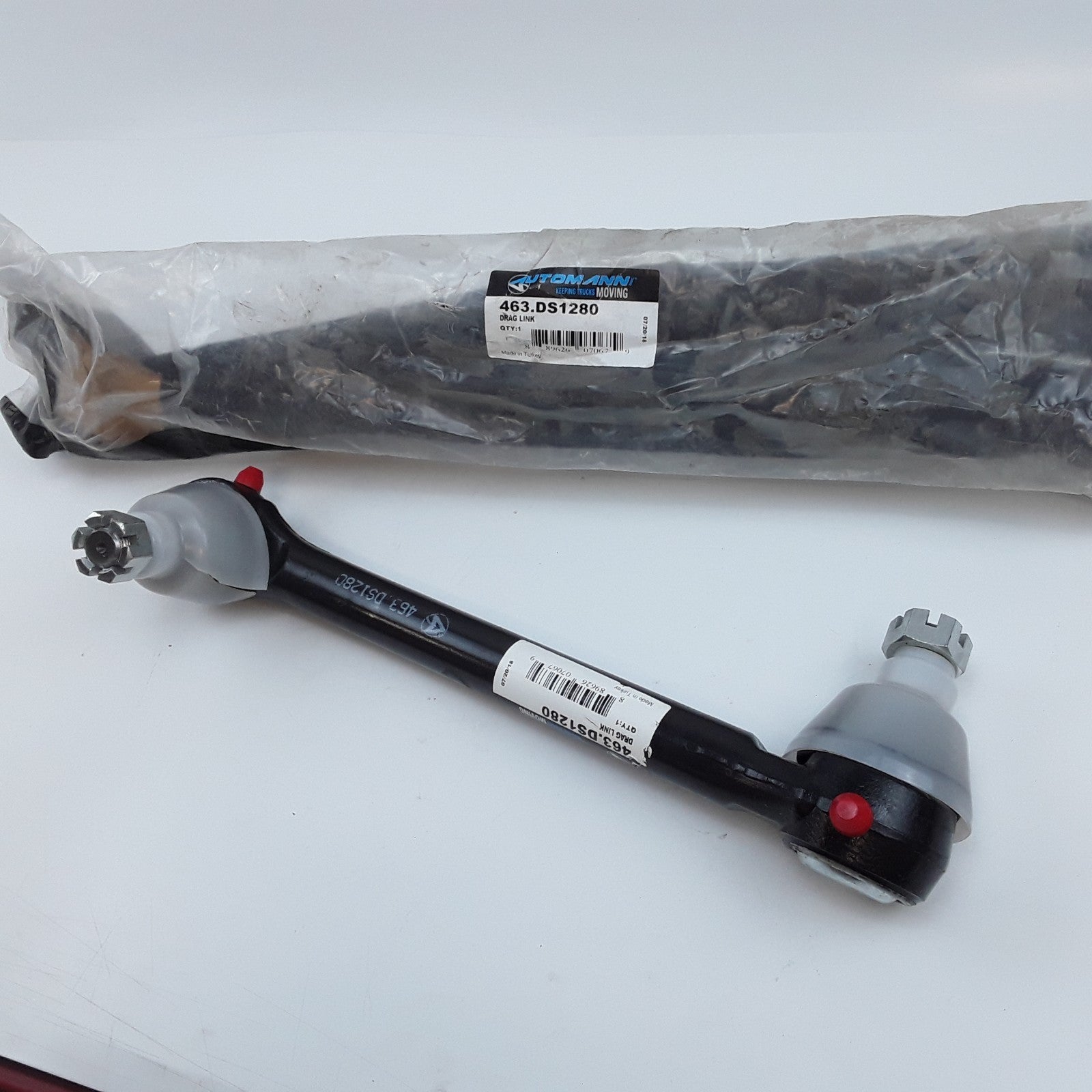 Drag Link Assembly 15.500 in. Center To Center Fits Kenworth W900 & W900L
