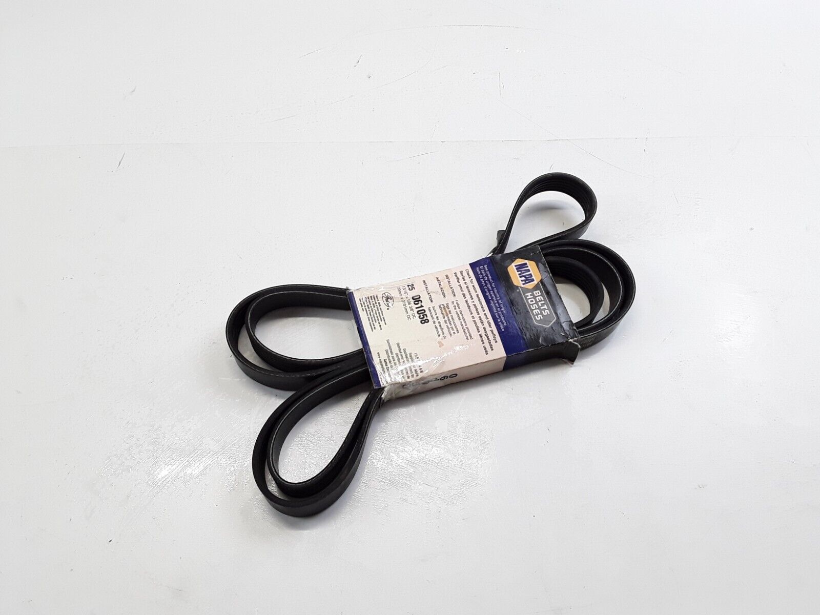 Serpentine Belt Napa K061058 Fits Ford F-250 Super Duty 2011 2012 2013 2014 2015 - HotCarParts