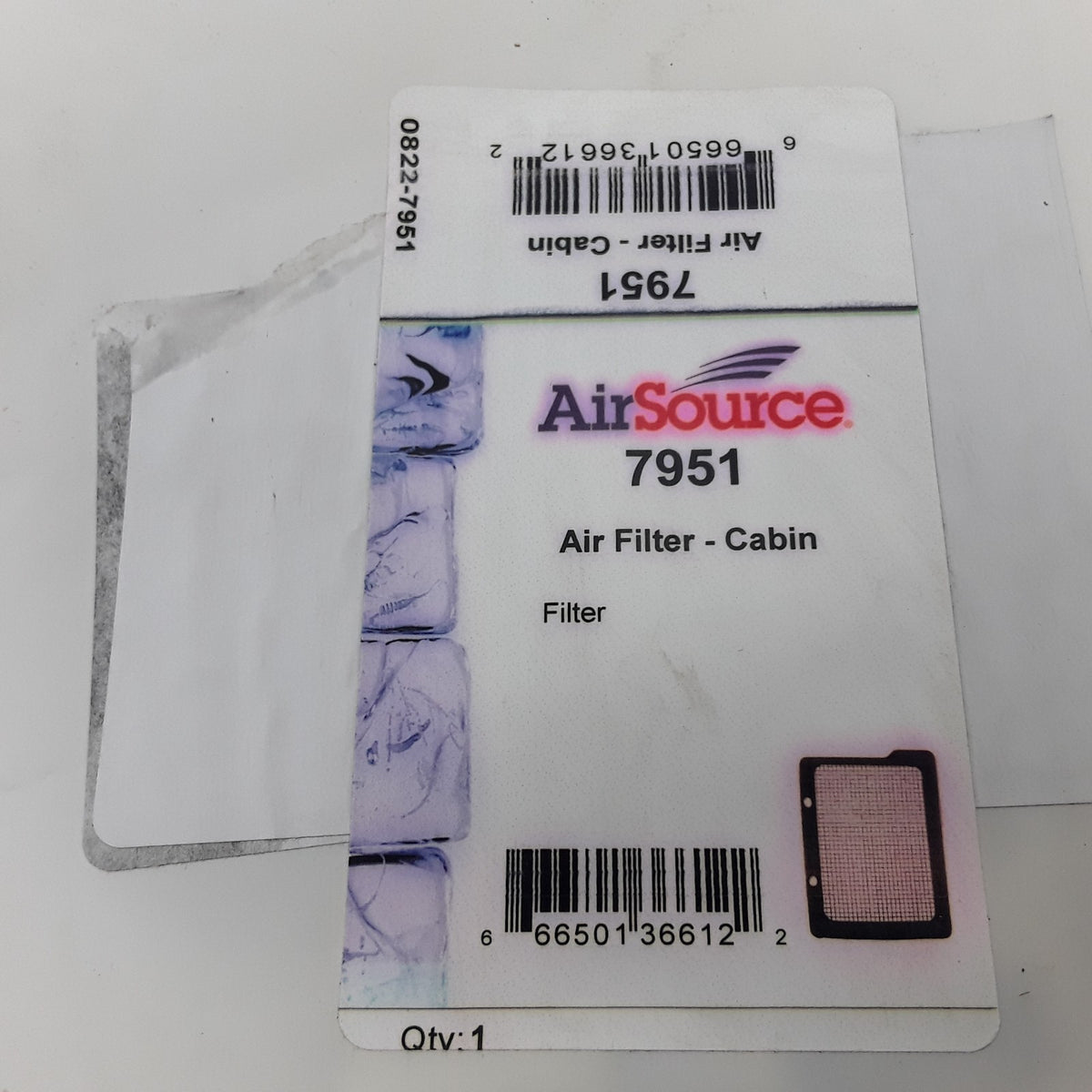 Airsource 7951 Cabin Air Filter Fits Kenworth C500, T800, W900 Series