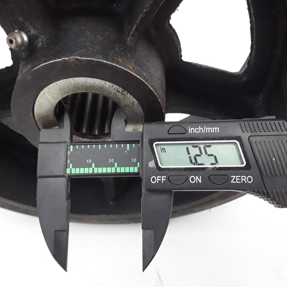 10" x 3" Heavy-Duty Rubber Drive Wheel With Splined Hub For Industrial Equipment