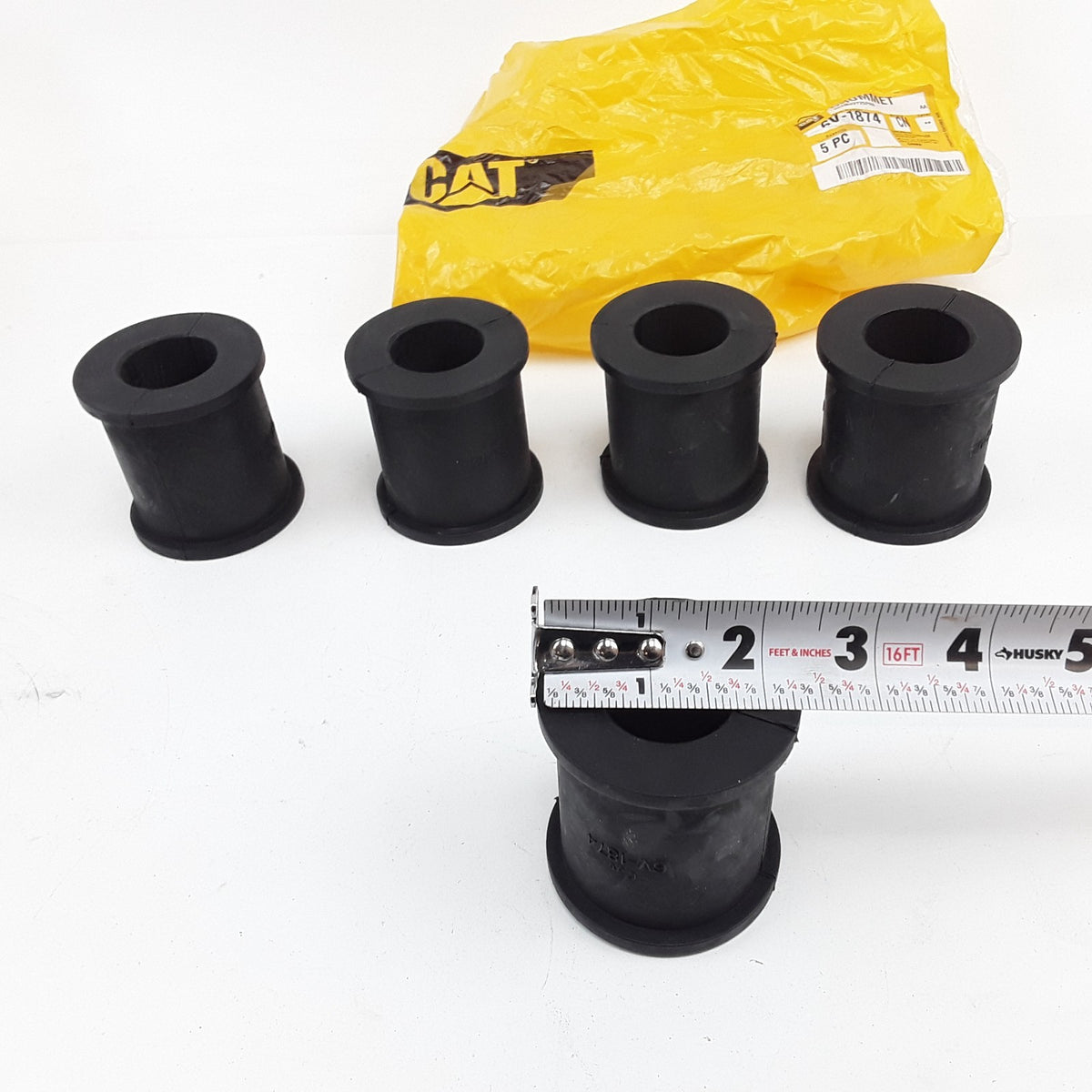 Cat 6V-1874 Hydraulic Hose Harnessing Rubber Grommet For R1700K Set of 4
