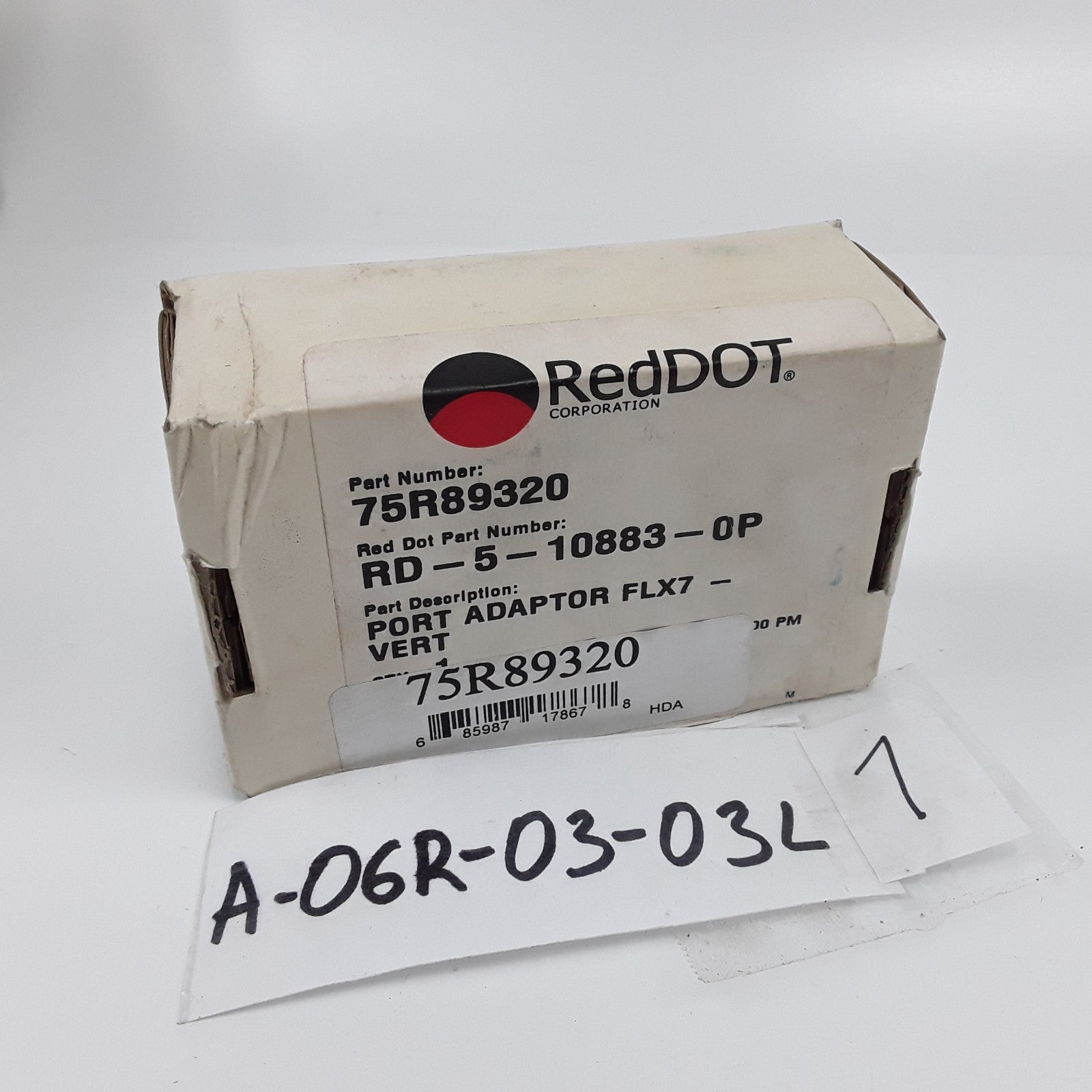 Red Dot 75R89320 Suction and Discharge A/C Compressor Port Adapter Assembly FLX7