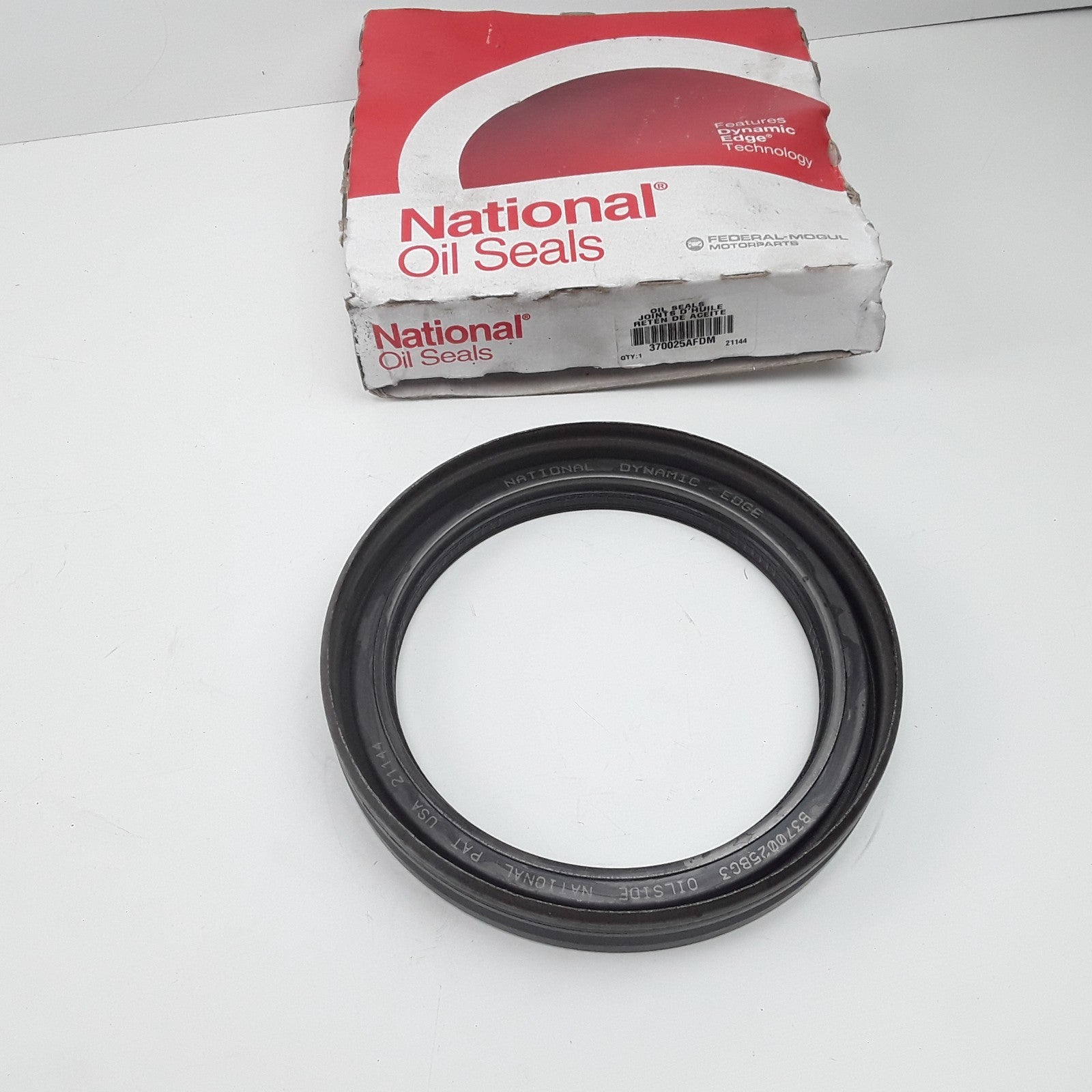 National Seals 370025AFDM Wheel Seal Assembly Black For Heavy Duty Trucks