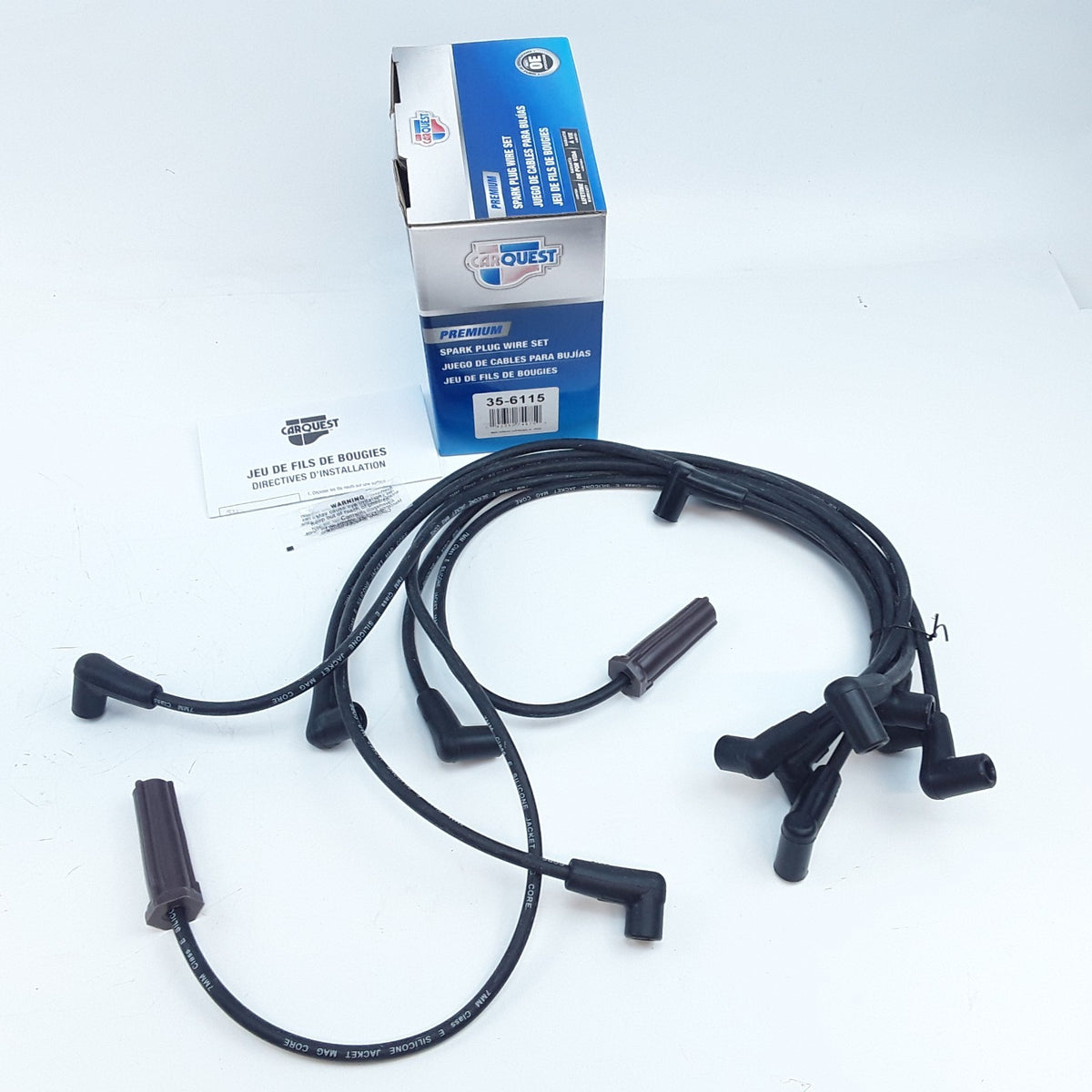 Spark Plug Wire Set Fits Chevrolet Commercial Chassis Caprice (1992) 4.3L-V6