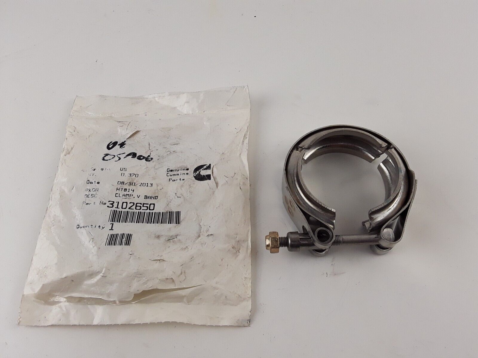 Genuine Cummins 3102650 V Band Exhaust Clamp FAST FREE SHIPPING - HotCarParts