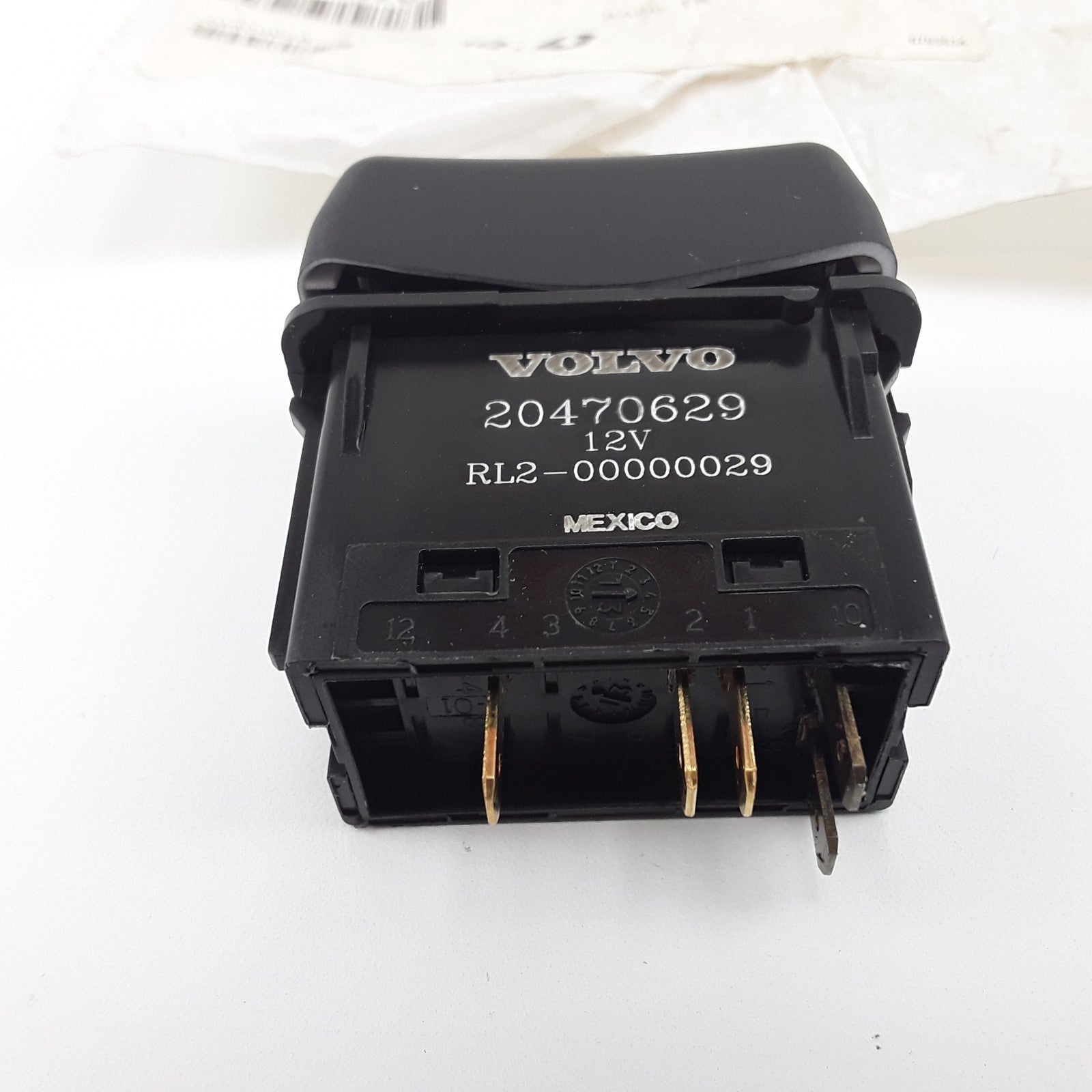 Volvo 20470629 Genuine Air Suspension Height/level/dump Rocker Switch Button