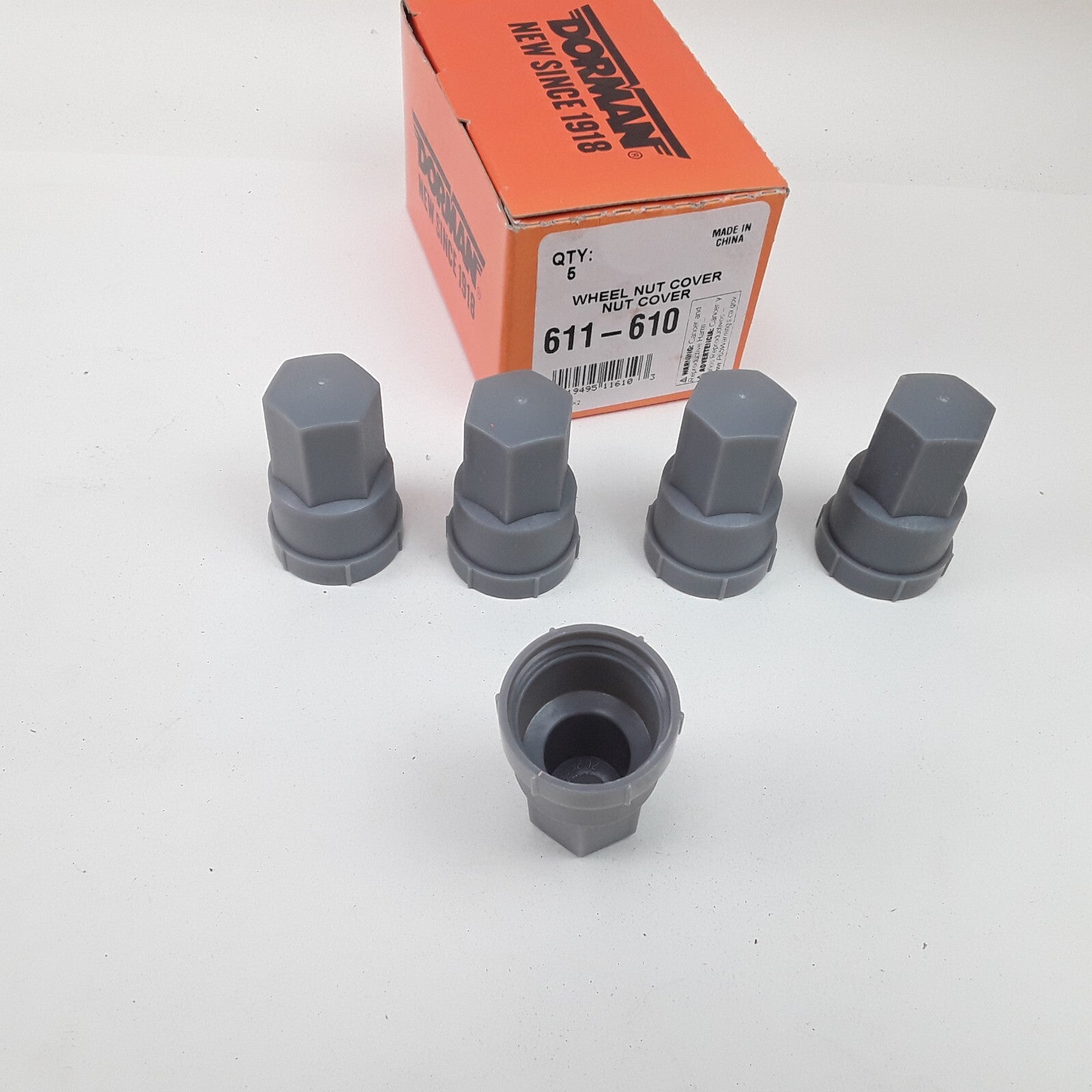 Set of 5 Wheel Fastener Nut Cover M24-2.0 Hex 19mm Fits Chevrolet Oldsmobile