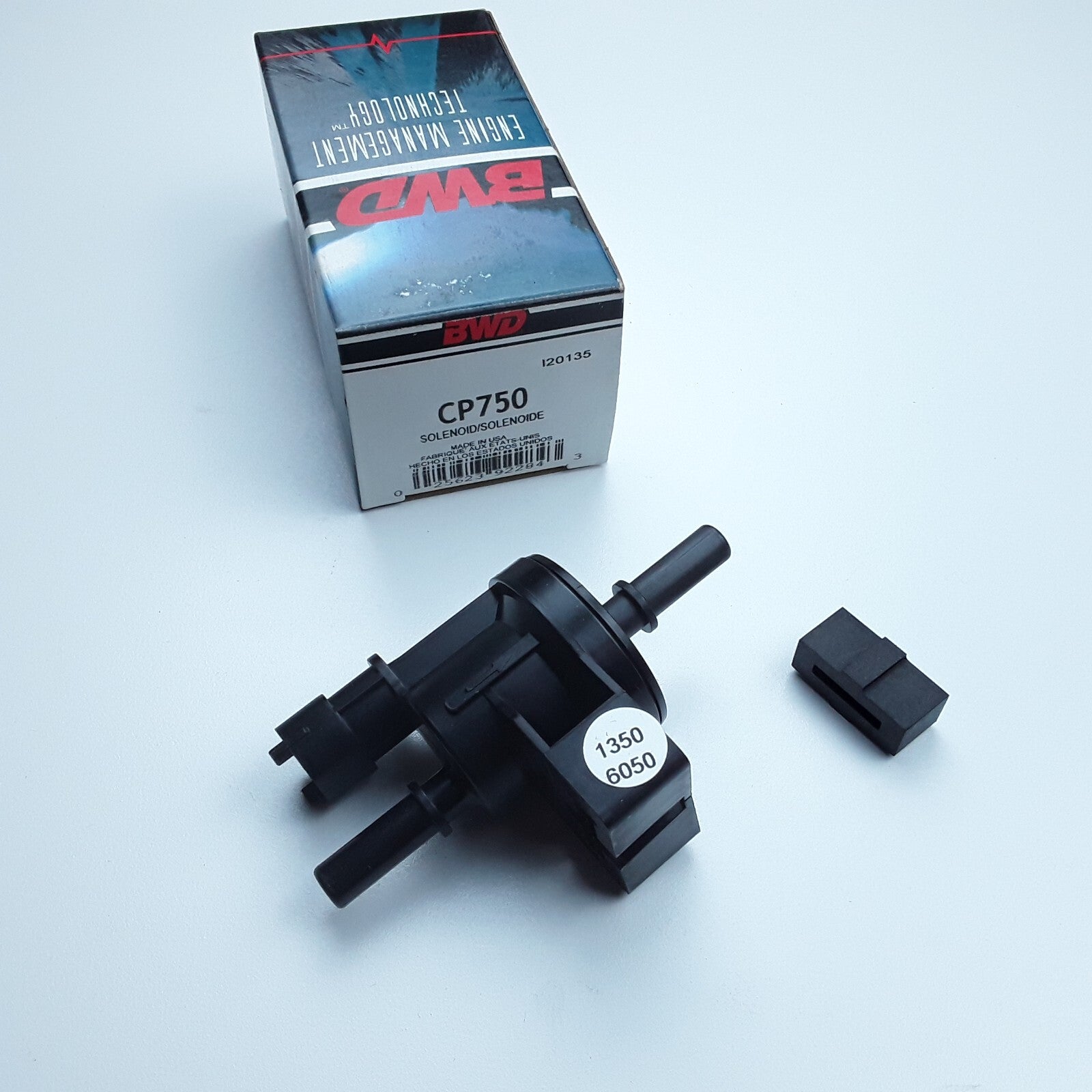BWD CP750 Vapor Canister Purge Solenoid Valve Fits Mazda CX-7 2010 2011 2012