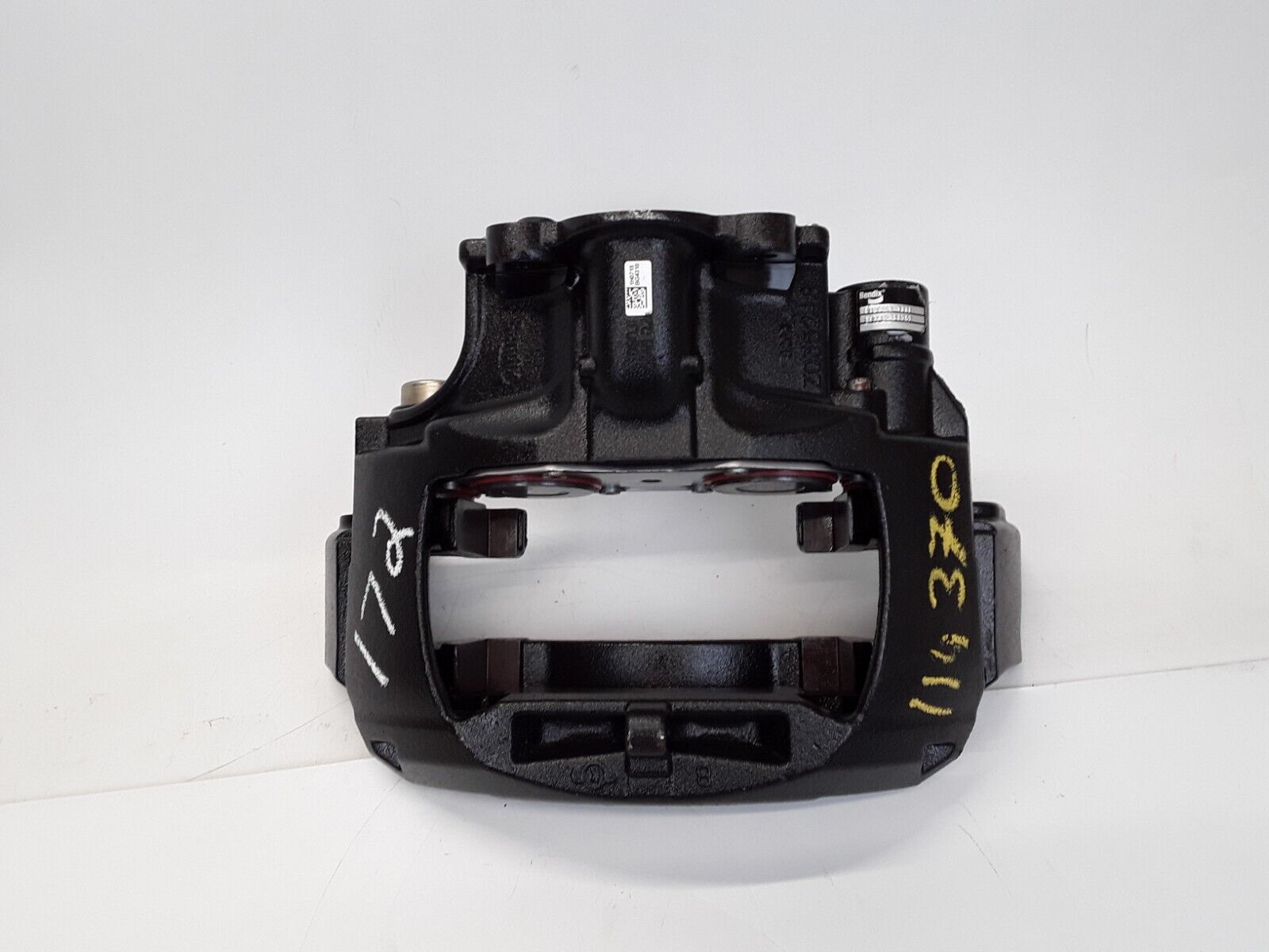 New Disc Brake Caliper Left Hand with Carrier Genuine Bendix K081143 NO CORE - HotCarParts