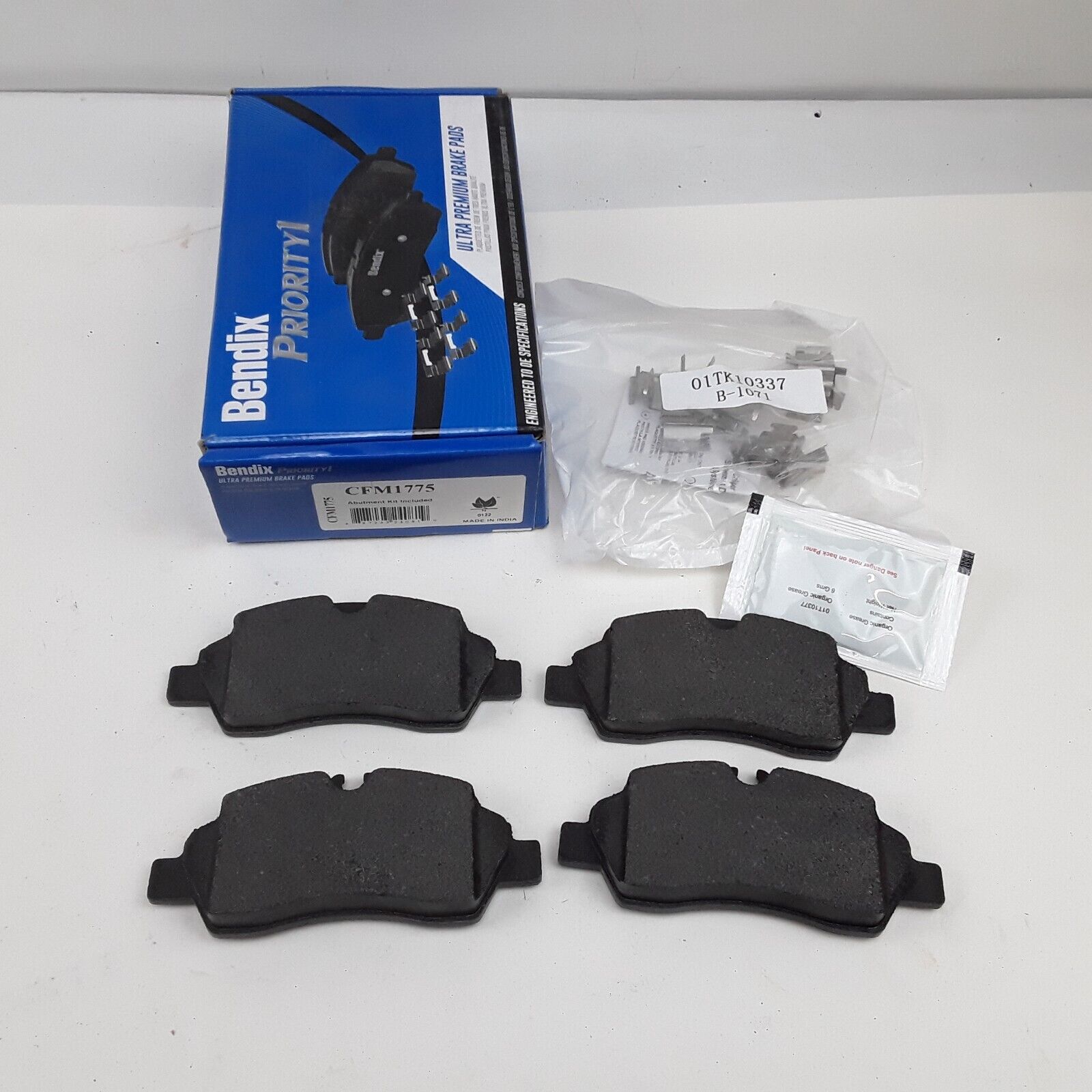 Bendix CFM1775 Premium Copper-Free Rear Brake Pad for Ford Transit 2015-2020