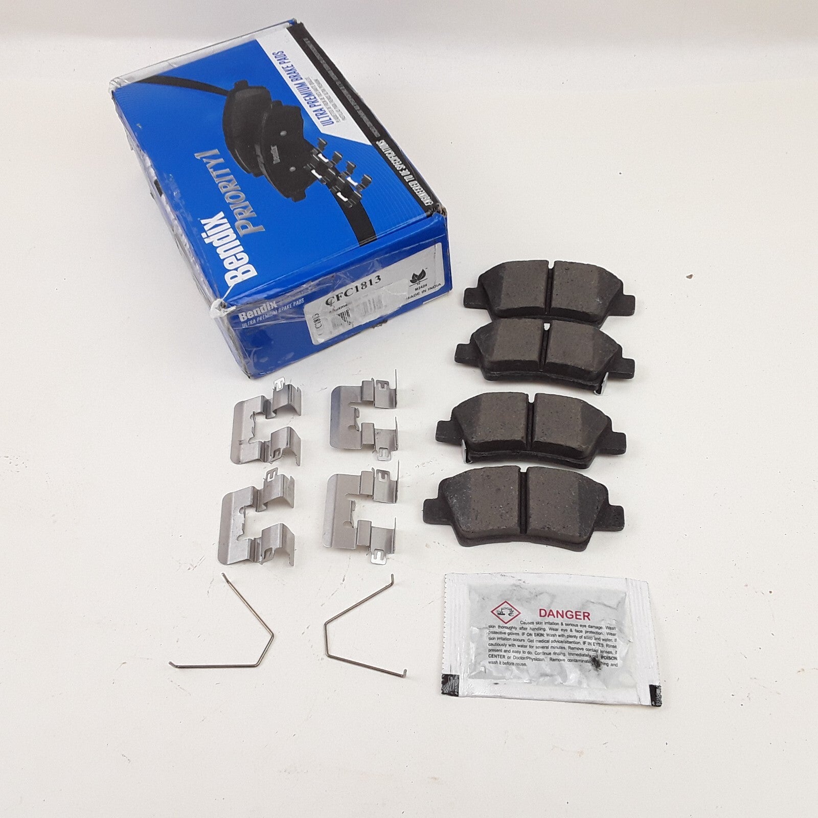 Rear Disc Brake Pad Set-Priority One Ceramic Fits Hyundai Elantra GT 2016-2020