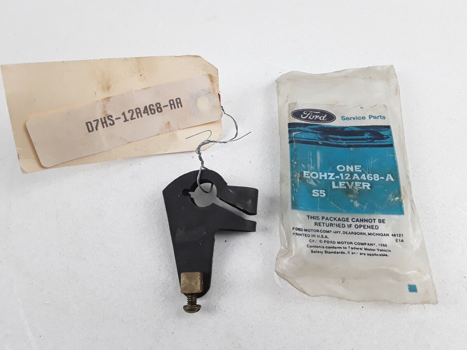 Ford Lever Transmission,Brake or Hood Vintage Part D7HS-12A468-AA E0HZ-12A468-A - HotCarParts