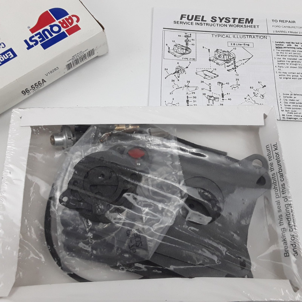 Carburetor Repair Kit Fits Bricklin Mercury Jeep American Motors 1964-1992, 1994