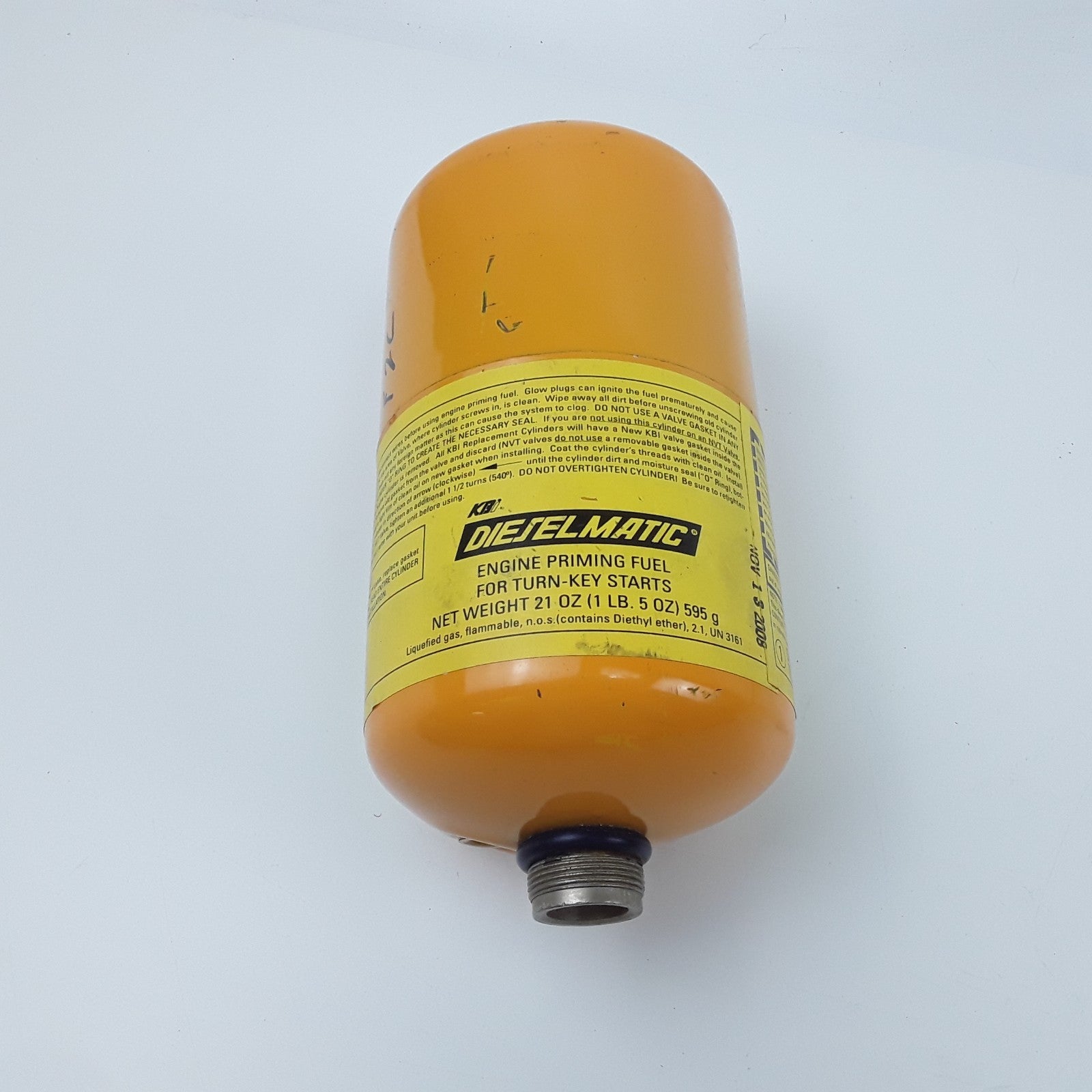 KBi Dieselmatic Single Ether Engine Priming Fuel Cylinder For Turn Key Starts
