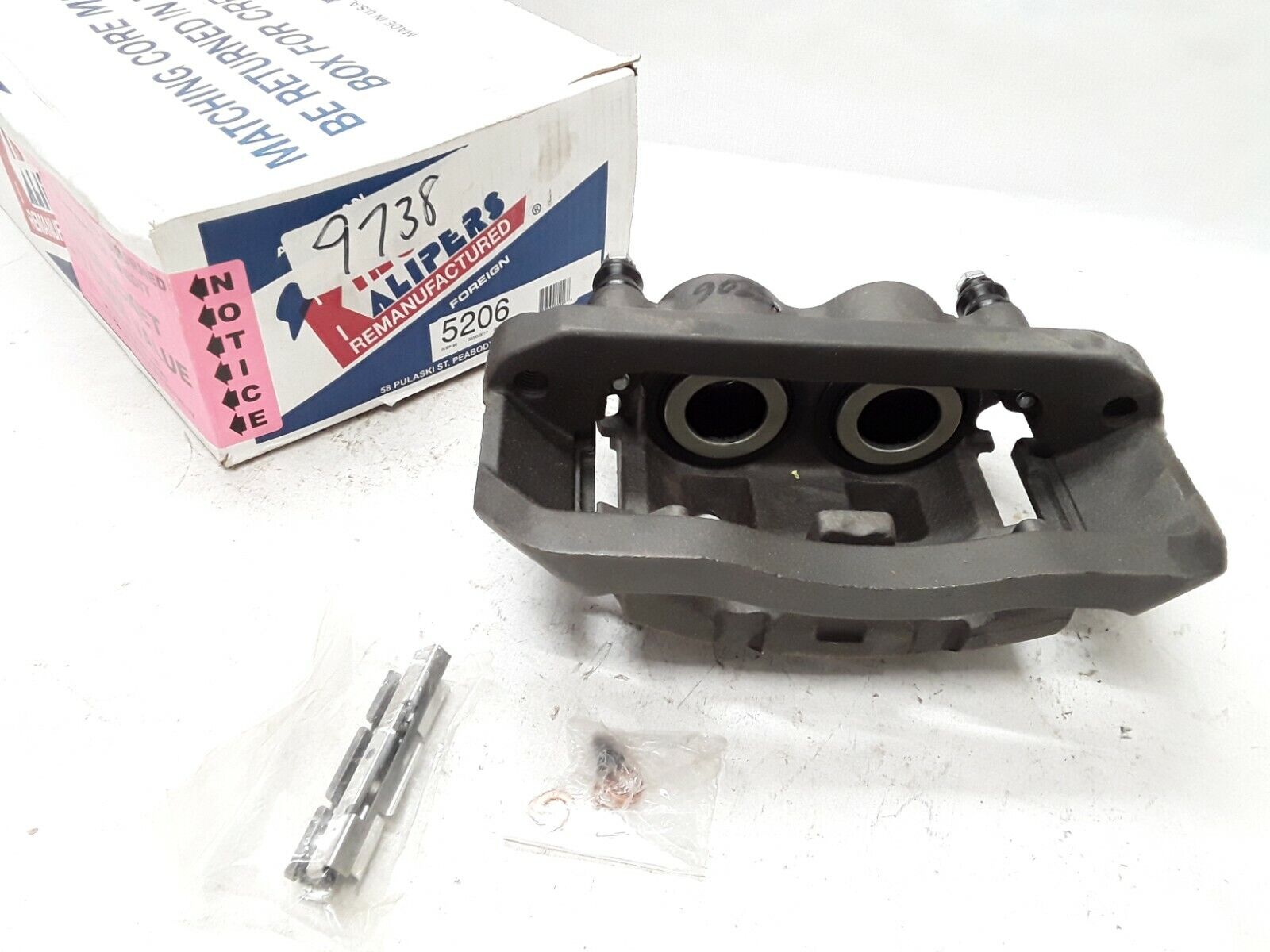 Disc Brake Caliper-Unloaded Caliper with Bracket Cardone 18-B8046 Reman - HotCarParts