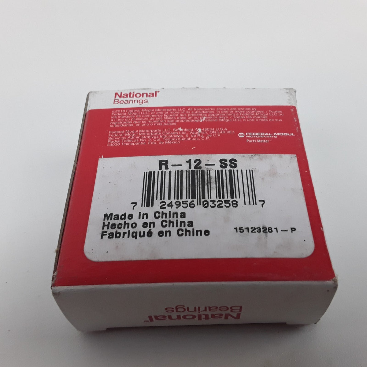 National Seals R-12-SS Multi-Purpose Bearing Replaces 2942054 R12FF S8KDD 77R12