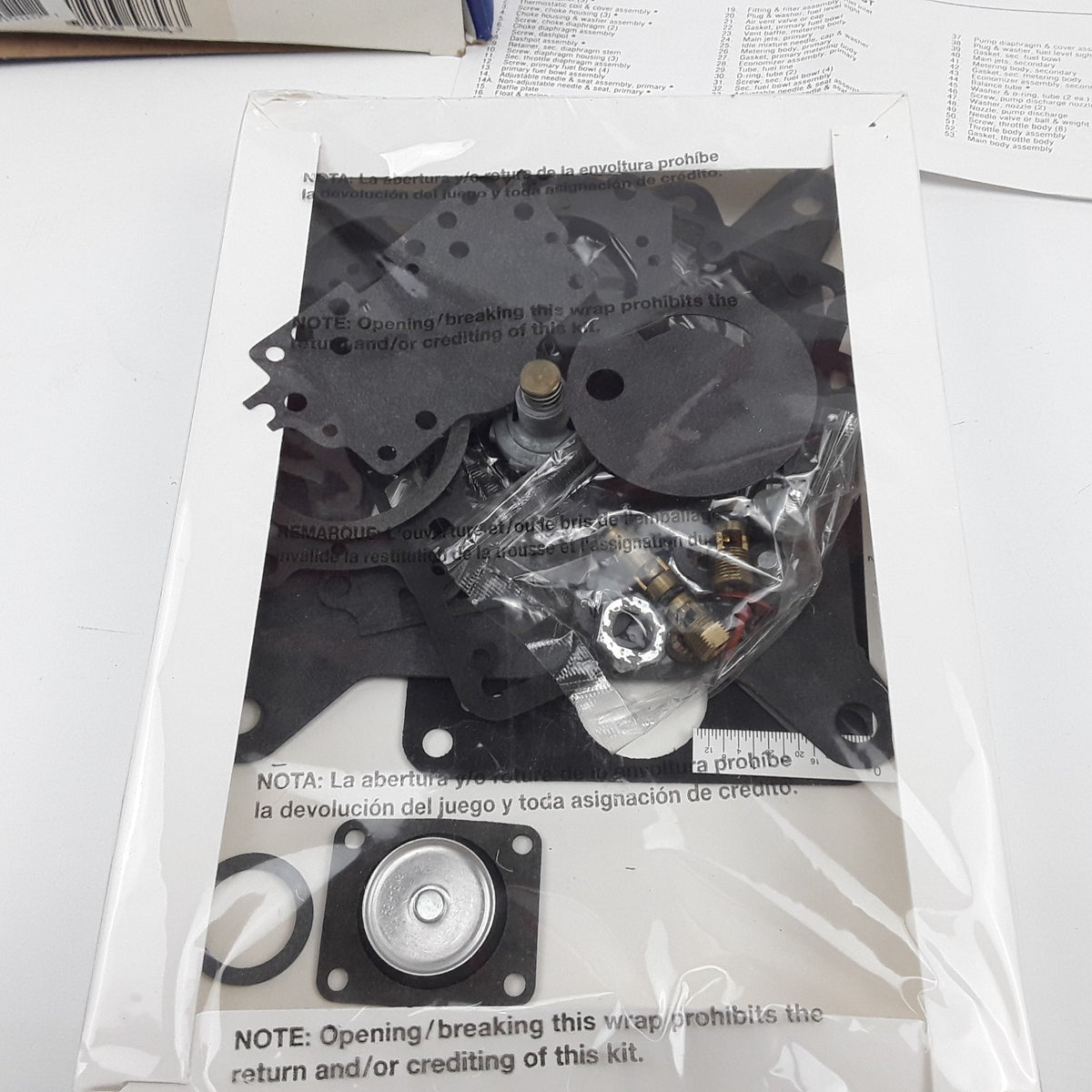 Carburetor Repair Kit Fits Dodge Chevrolet Lincoln Mercury Edsel Ford 1957-1977