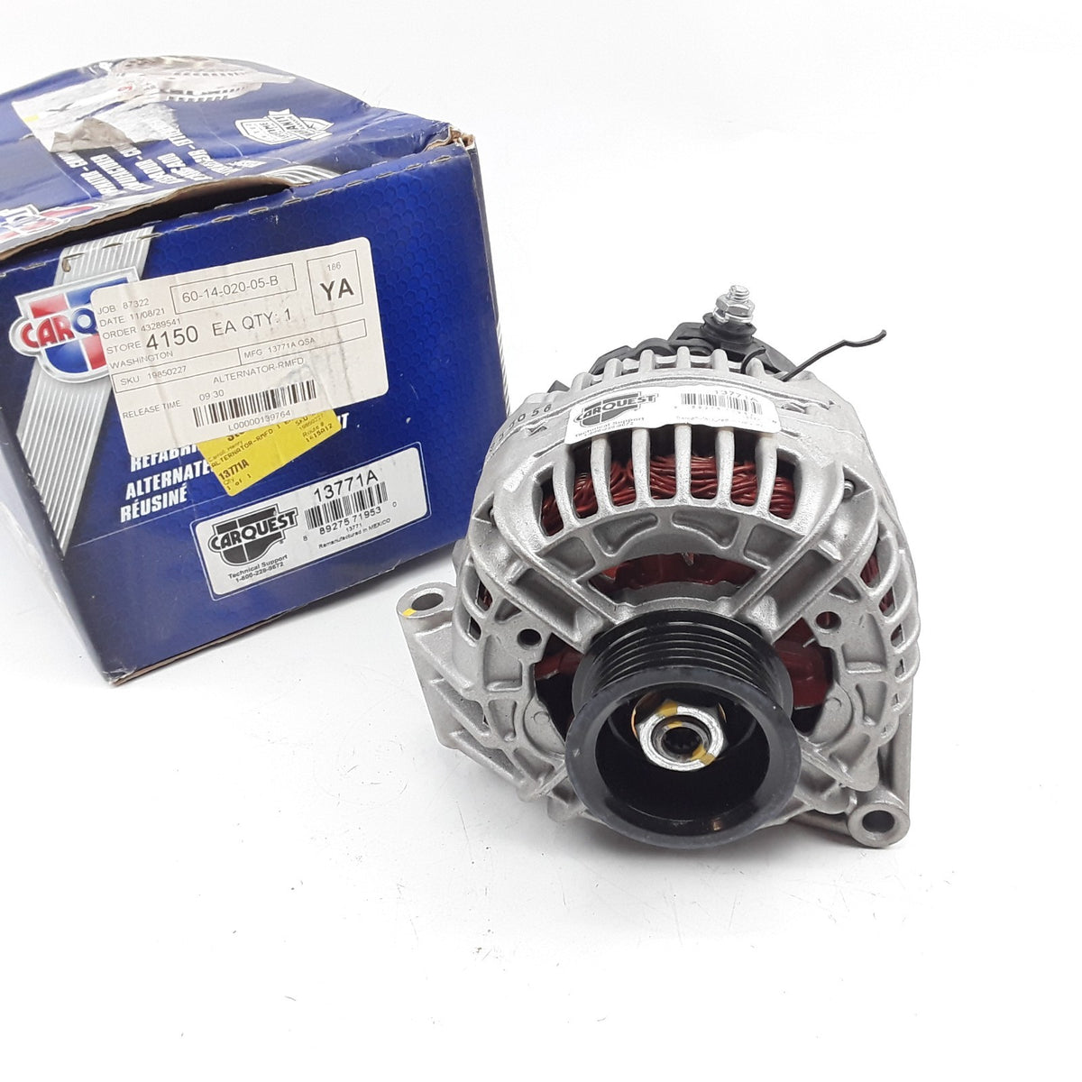 Carquest 13771A Alternator Fits Chevrolet Pontiac Oldsmobile 1999 2000 2001 2002