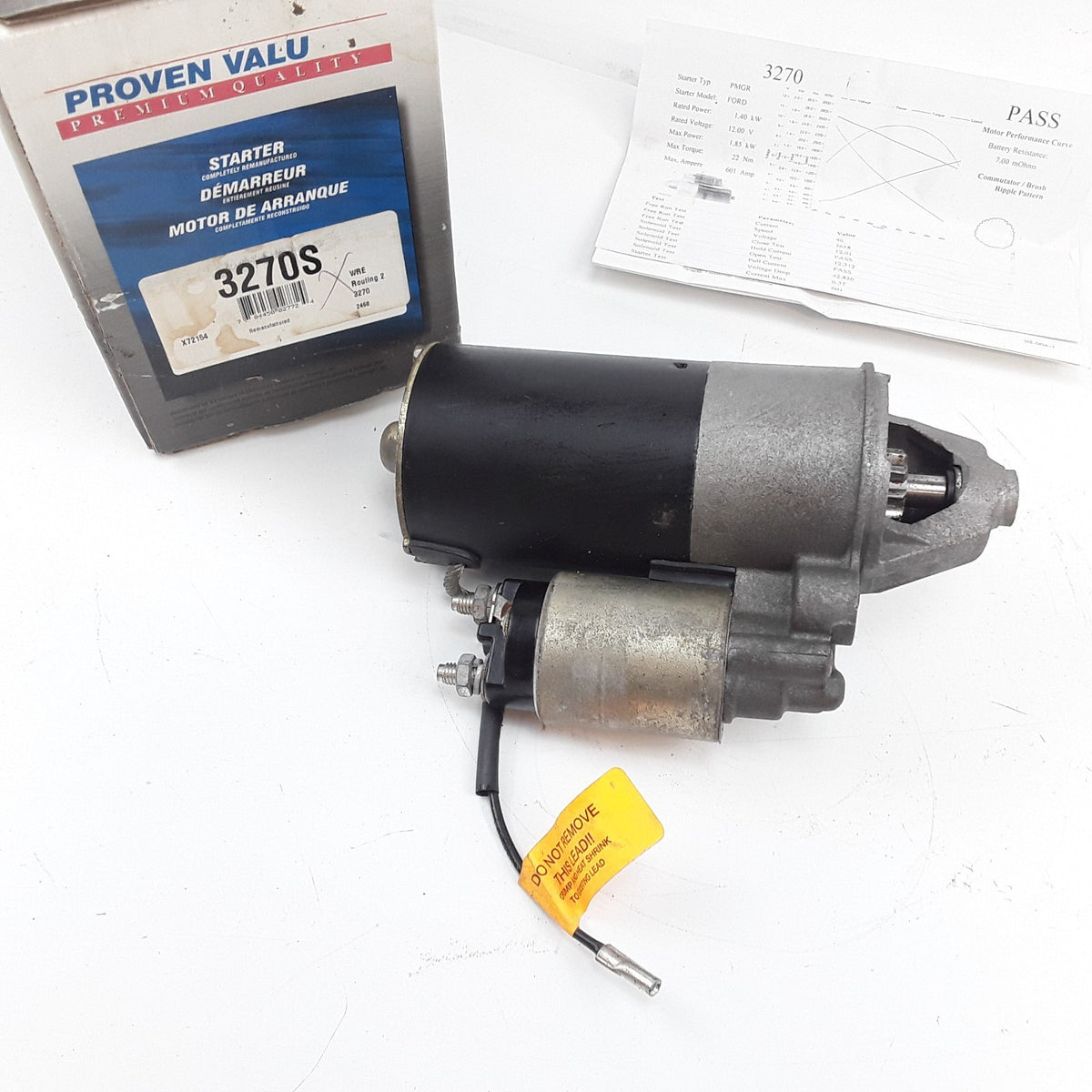Starter Motor Fits Ford Windstar (1996 1997 1998 1999 2000 2001 2002 2003)