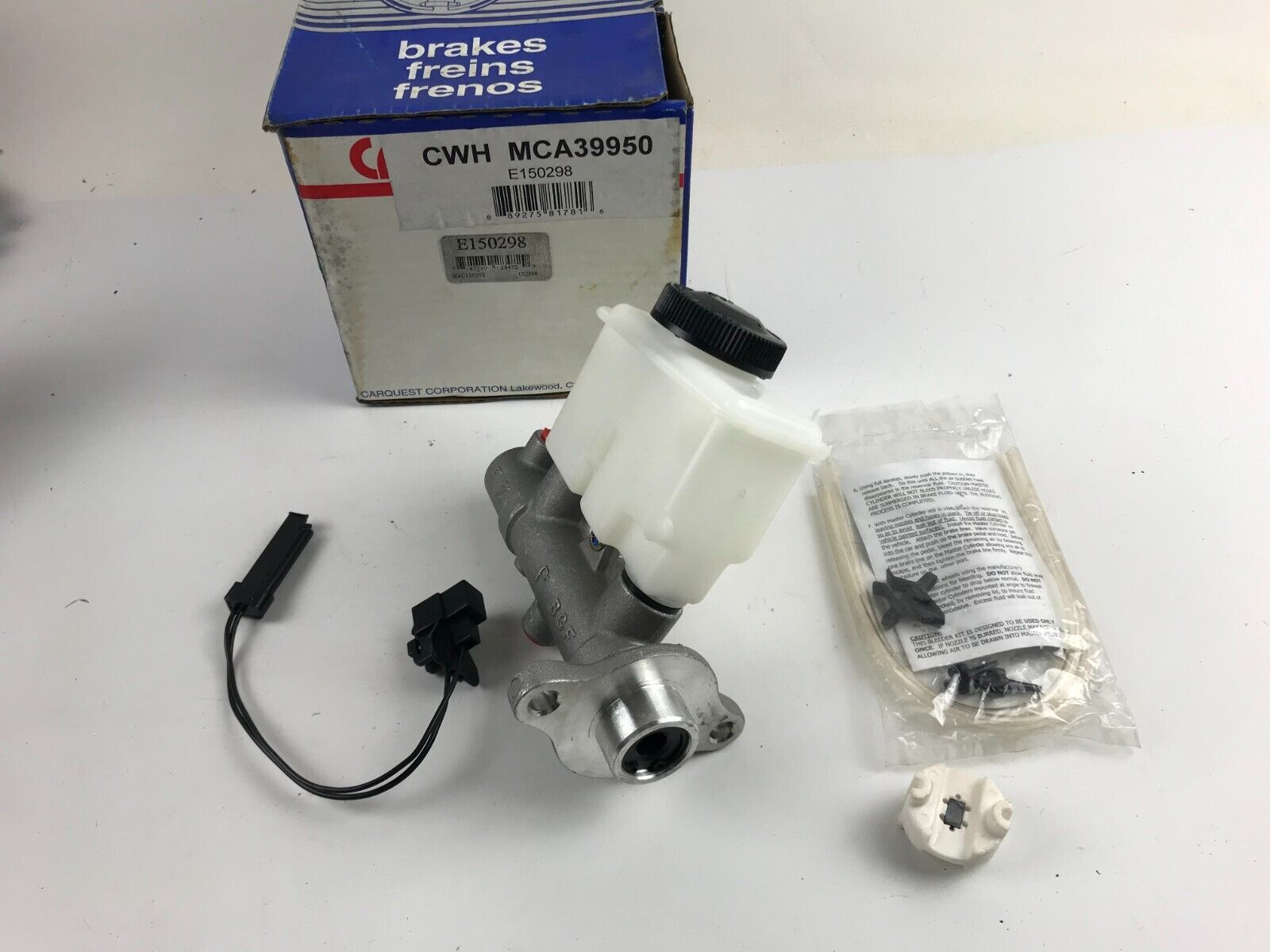 Brake Master Cylinder CARQUEST MCA39950 FAST SHIPPING E150298 - HotCarParts