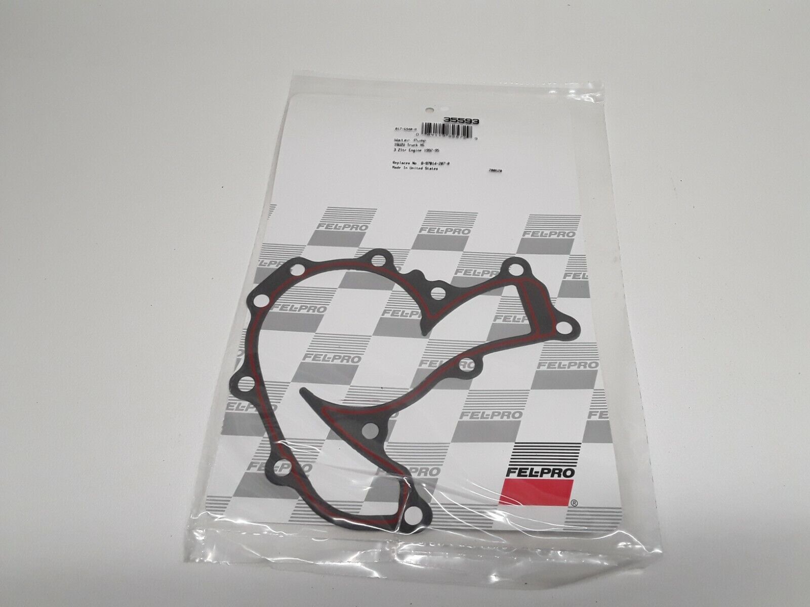 Engine Water Pump Gasket Fel-Pro 35593 for Acura SLX 96-99,Honda Passport 94-02 - HotCarParts