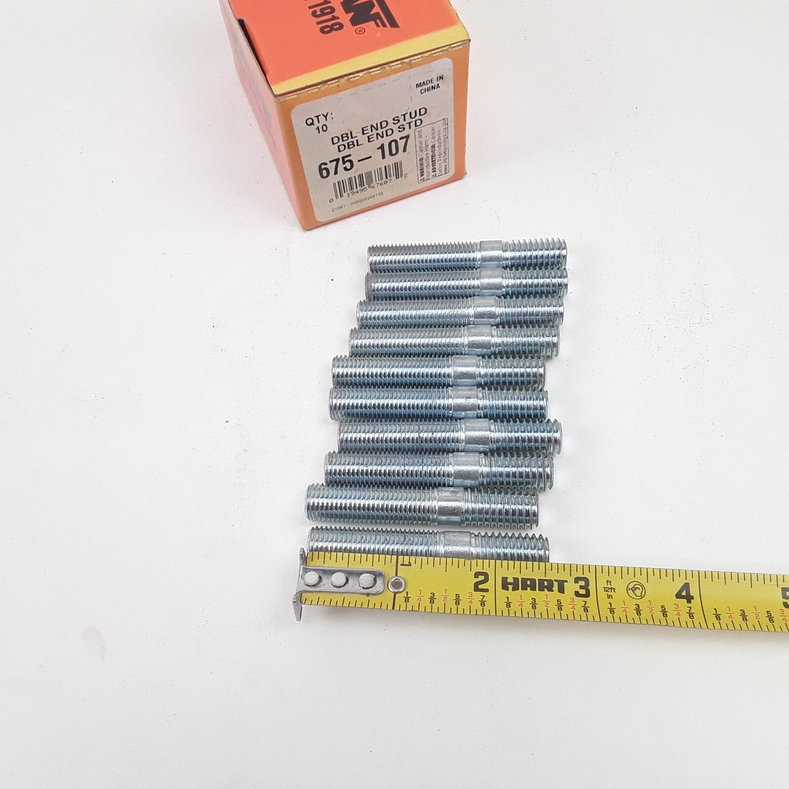 Car Truck Double Ended Stud Steel - 7/16-14 x 3/4 In. and 7/16-20 x 1-3/8 In