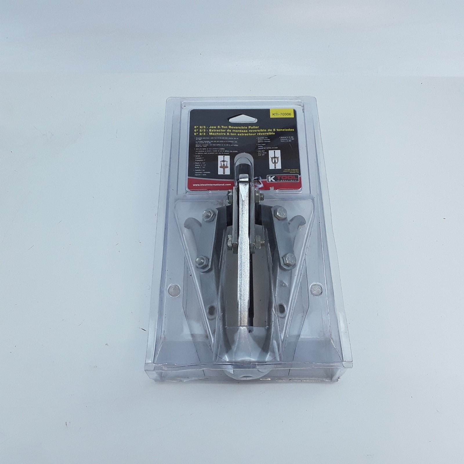 K Tool International Kti-70306 6" Two/three Jaw 5 Ton Reversible Puller