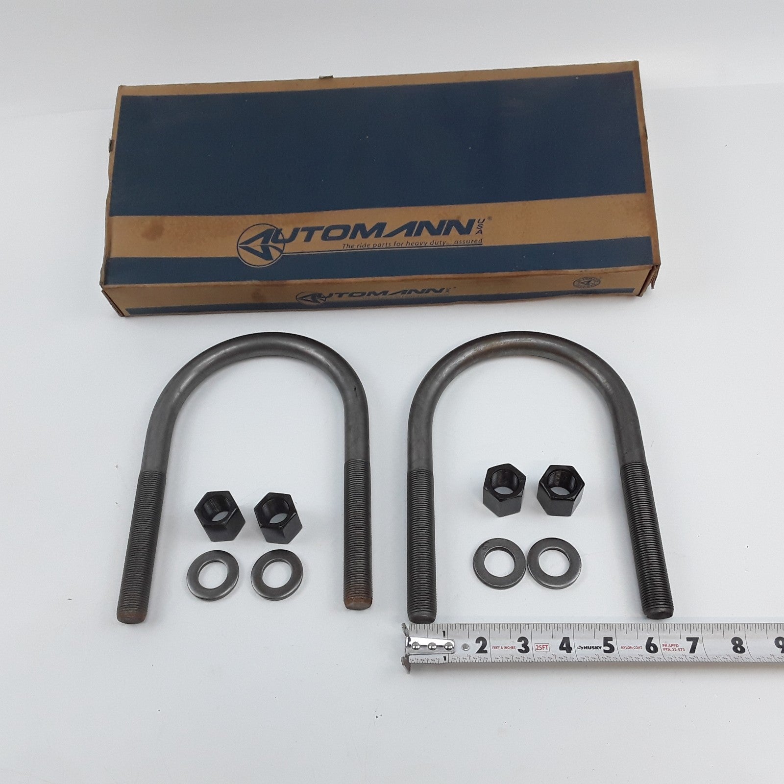 Automann AUBK8155-08 U Bolt Kit Assembly Heavy Duty 3/4 in x 5-1/8 in x 8 in