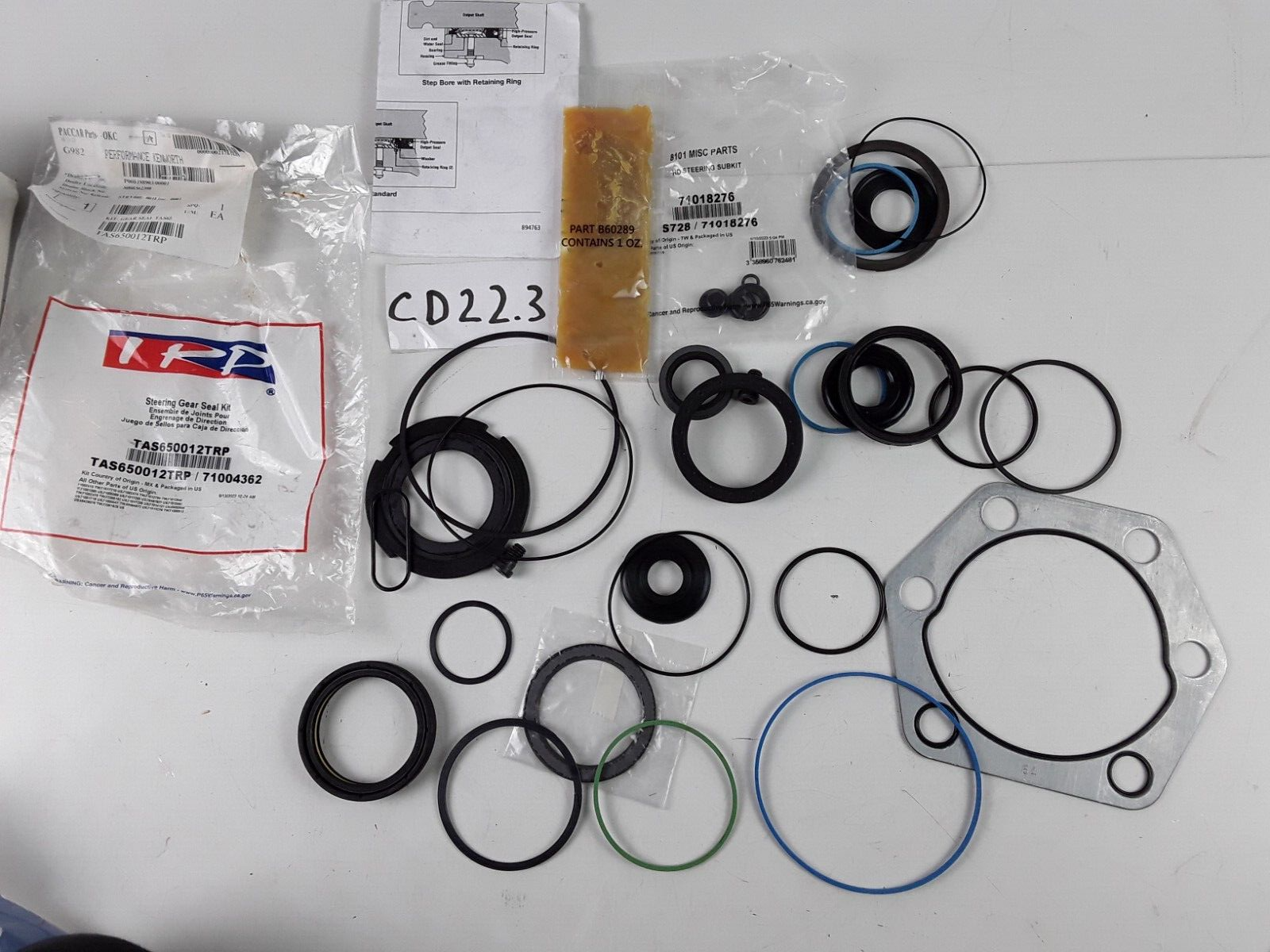 Trp TAS650012TRP Kit Steering Gear Seal Tas65 p/n RG65087X TAS65087R - HotCarParts