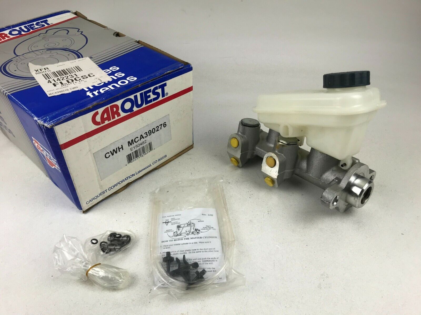 Brake Master Cylinder CARQUEST MCA390276 for Buick, Chevrolet, Pontiac, Oldsmobi - HotCarParts