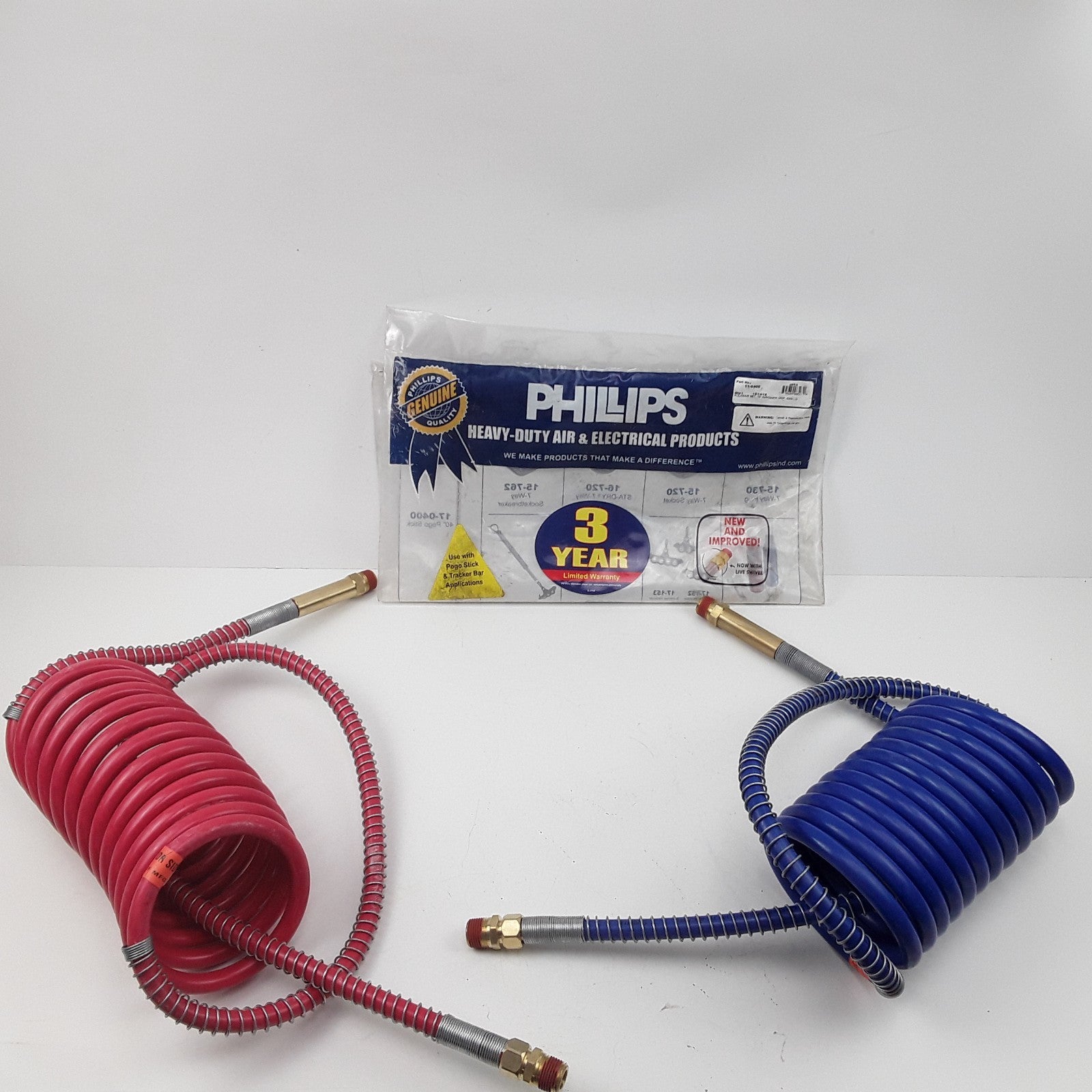 Phillips Industries 11-5400 - Air Brake Hose Assembly - 15 ft. 40 in. Lead
