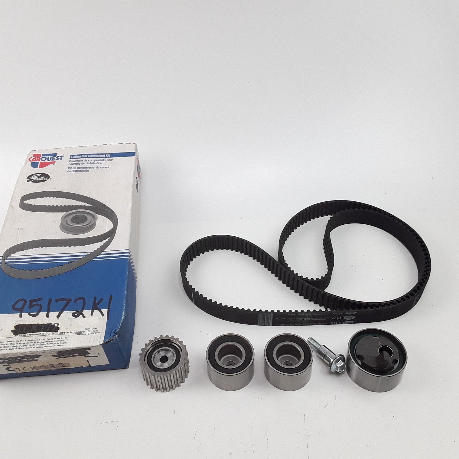Gates TCK172 Engine Timing Belt Kit Fits Subaru Legacy Impreza (1990 1991-1993)