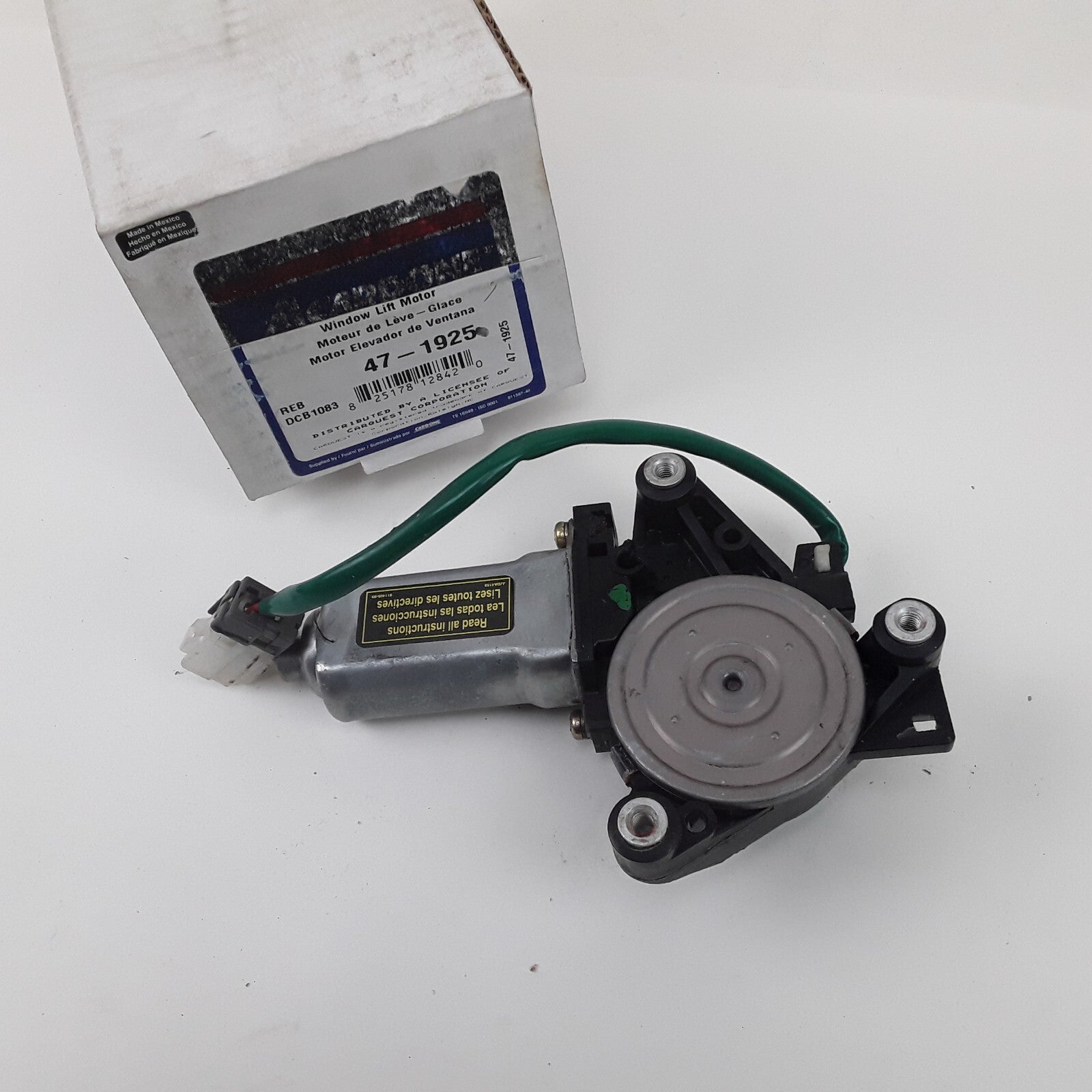 Cardone 47-1925 Front Left Power Window Motor Reman For Mitsubishi Galant 99-03