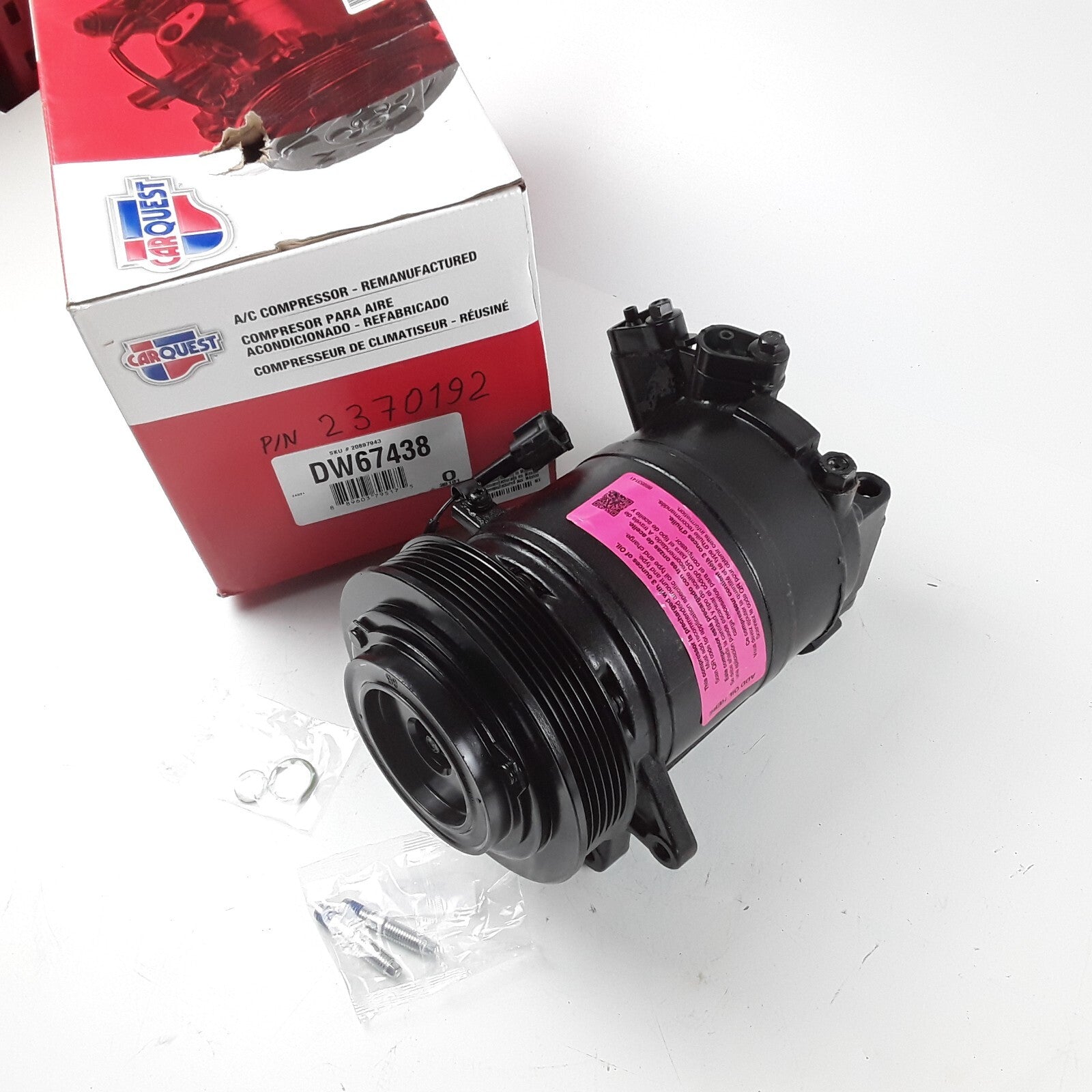 Carquest Premium DW67438 A/C Compressor Fits Nissan Altima Maxima (2002-2008)