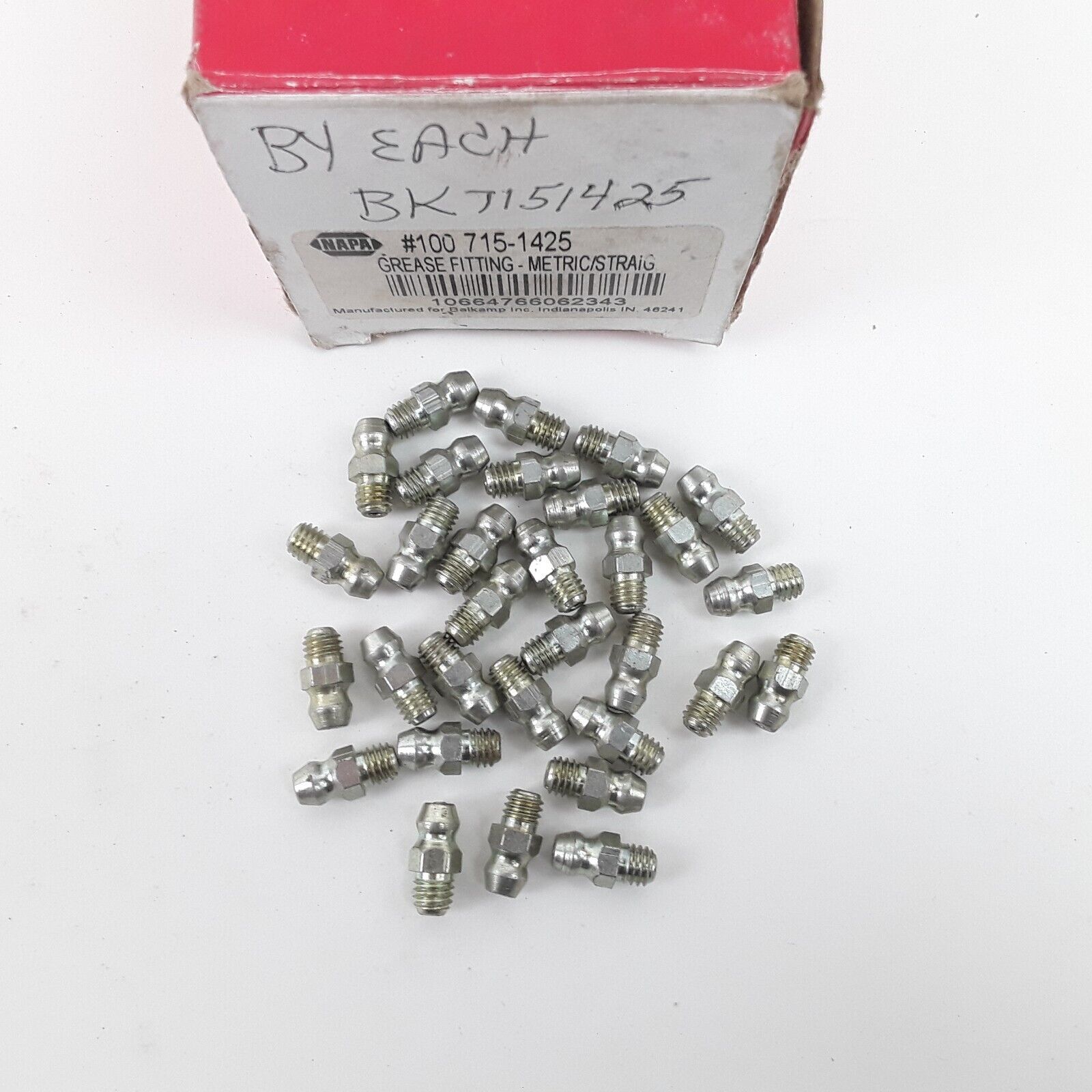 30 pcs Car Truck Napa Balkamp 715-1421 Heavy Duty Grease Fitting-Metric/Straig