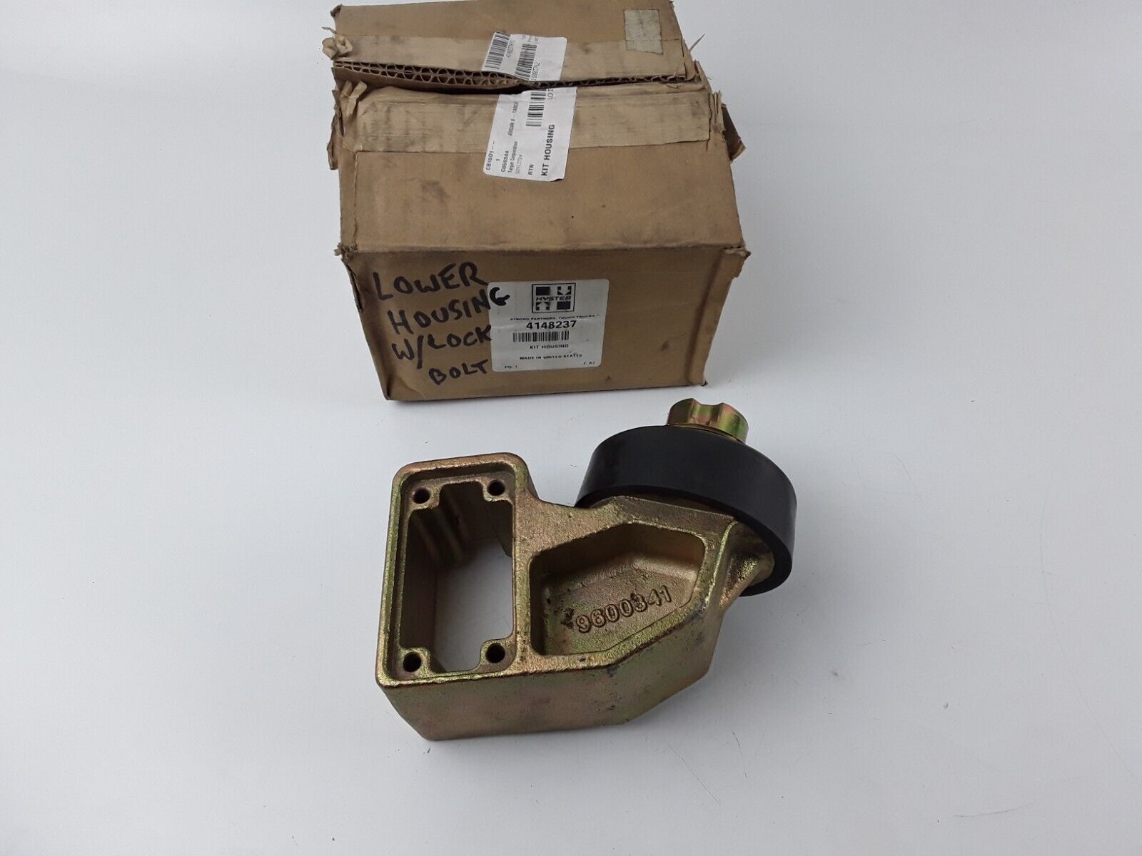 Hyster 4148237 Lower Housing Bracket W/Lock Bolt Forklift Parts Free Shipping - HotCarParts
