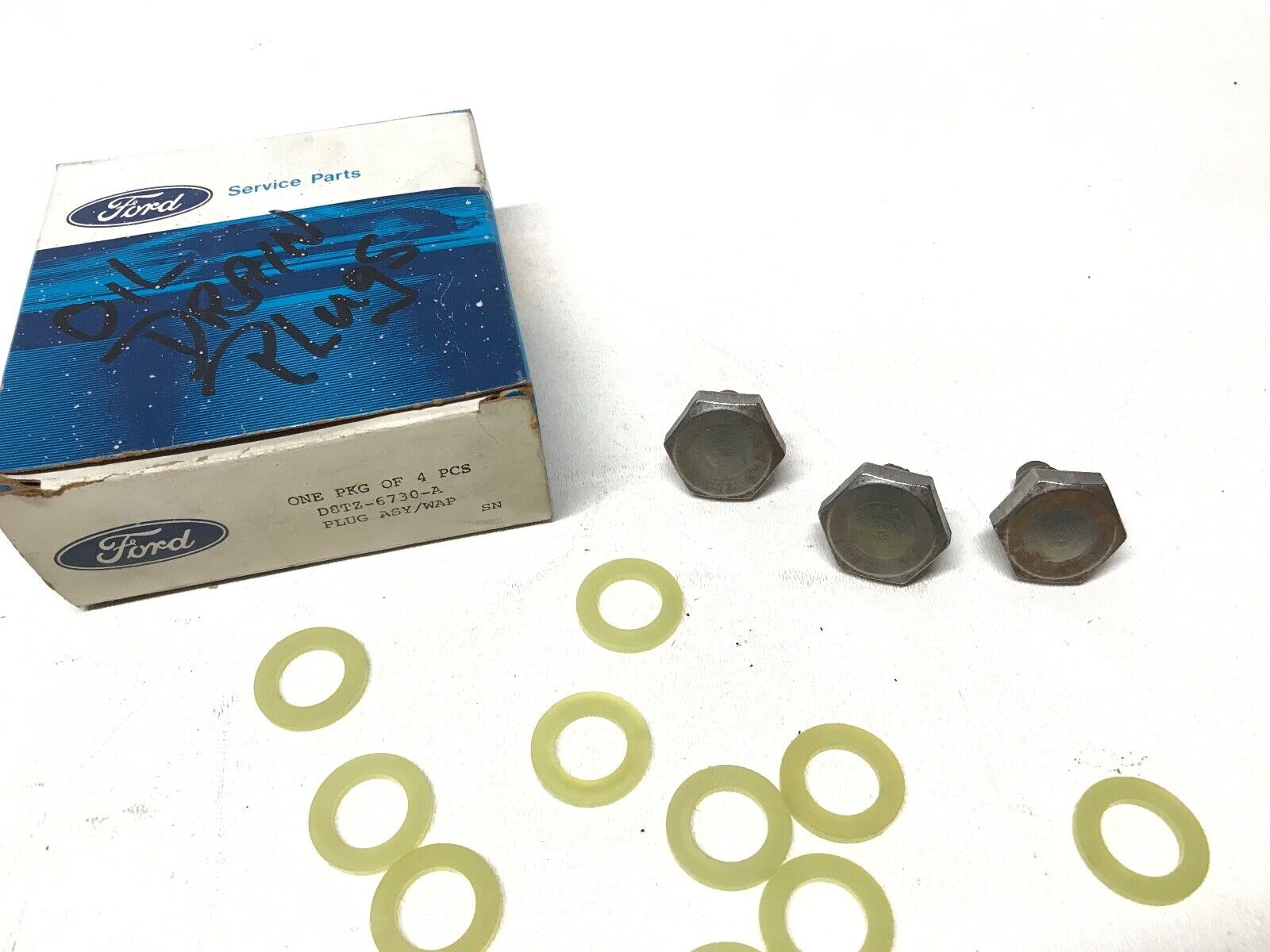 3 PCS - Ford OEM Oil Pan Drain Plug NOS D8TZ-6730-A 1978 - 1979 4.9L - HotCarParts