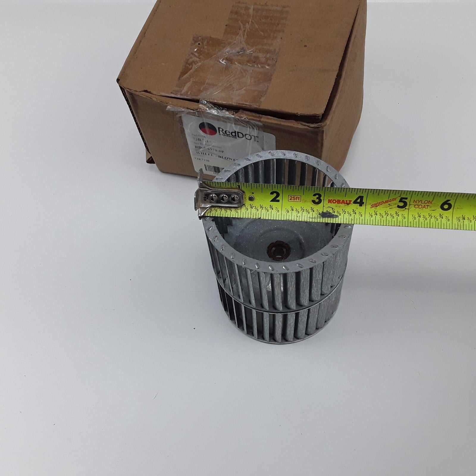 Double Vented Blower Motor Wheel Assembly Heavy Duty 3.81 OD X 4.156 W
