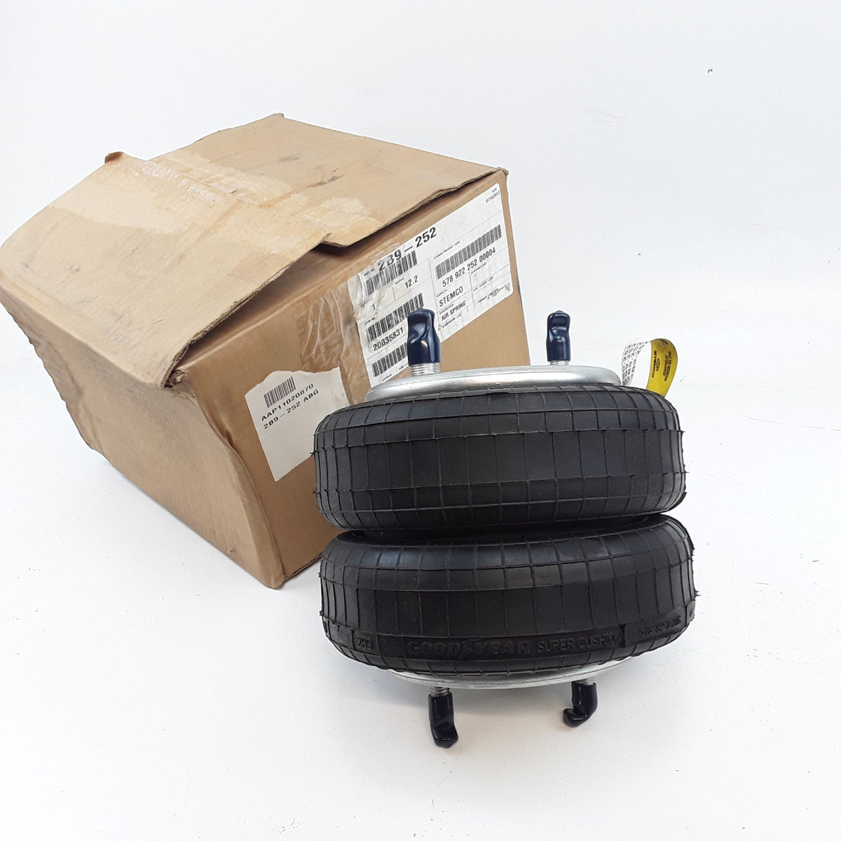 Goodyear 2B9-252 Bellows Air Spring Double Convoluted Fits Trucks Trailers Buses