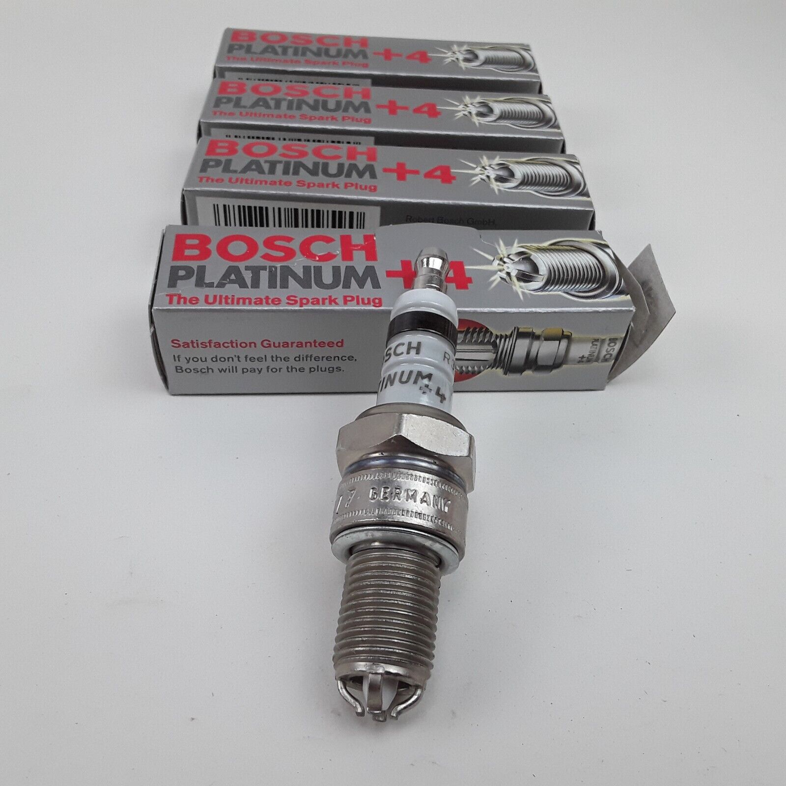 4 Spark Plugs For Bosch 4477 Fits Audi, Porsche, Volkswagen, Volvo, and More